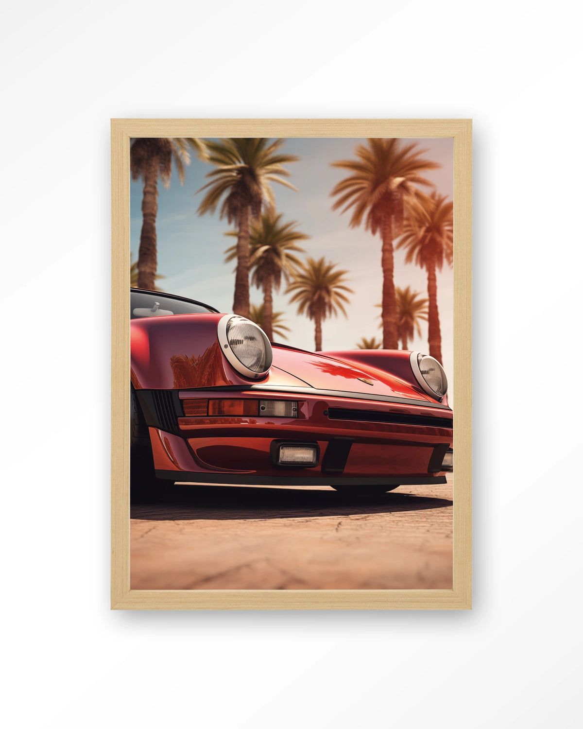 Palm Springs – Art print – Hout naturel