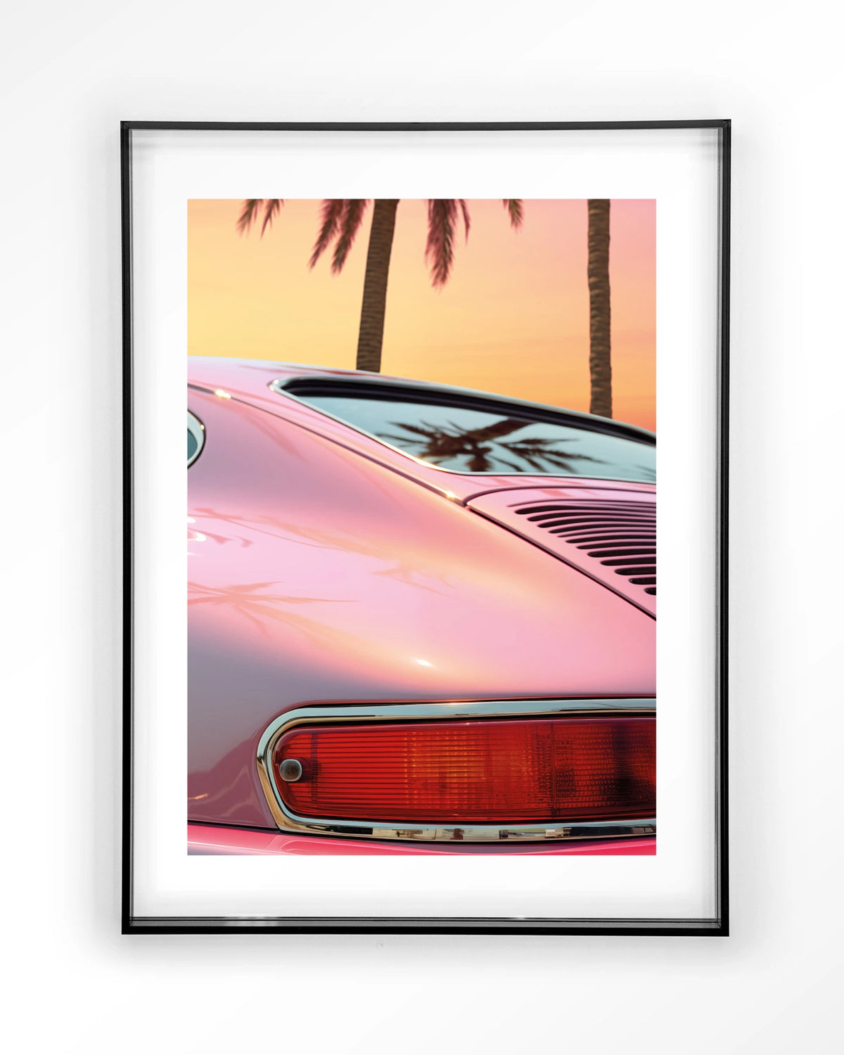 Miami Vice – Art print – Acryl zwart