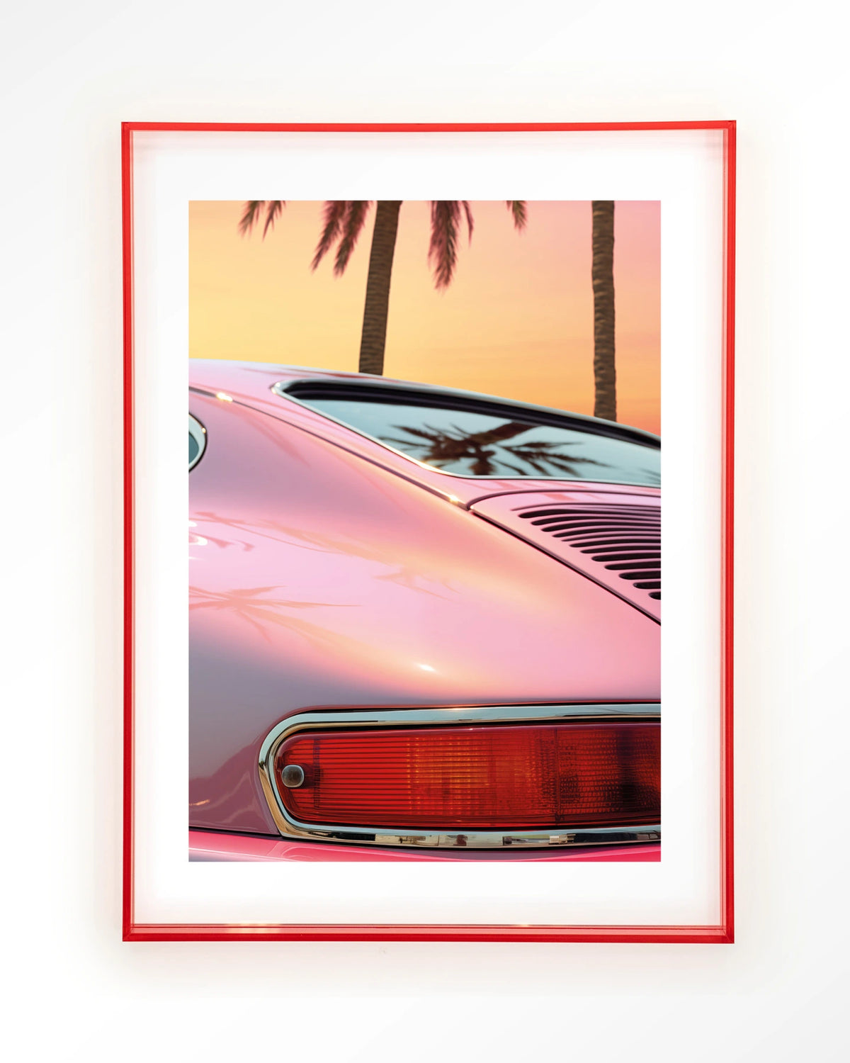 Miami Vice – Art print – Acryl roze