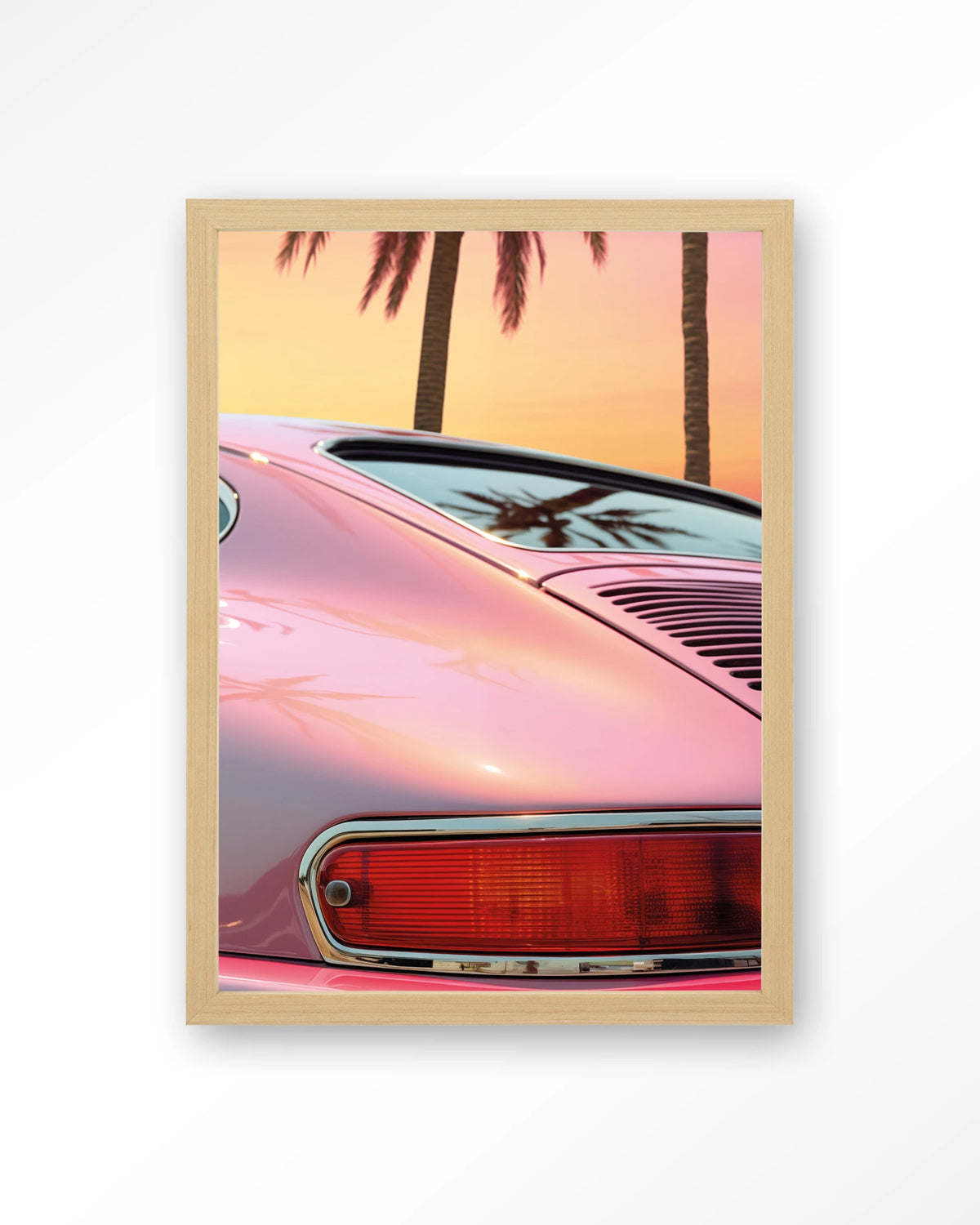 Miami Vice – Art print – Hout naturel