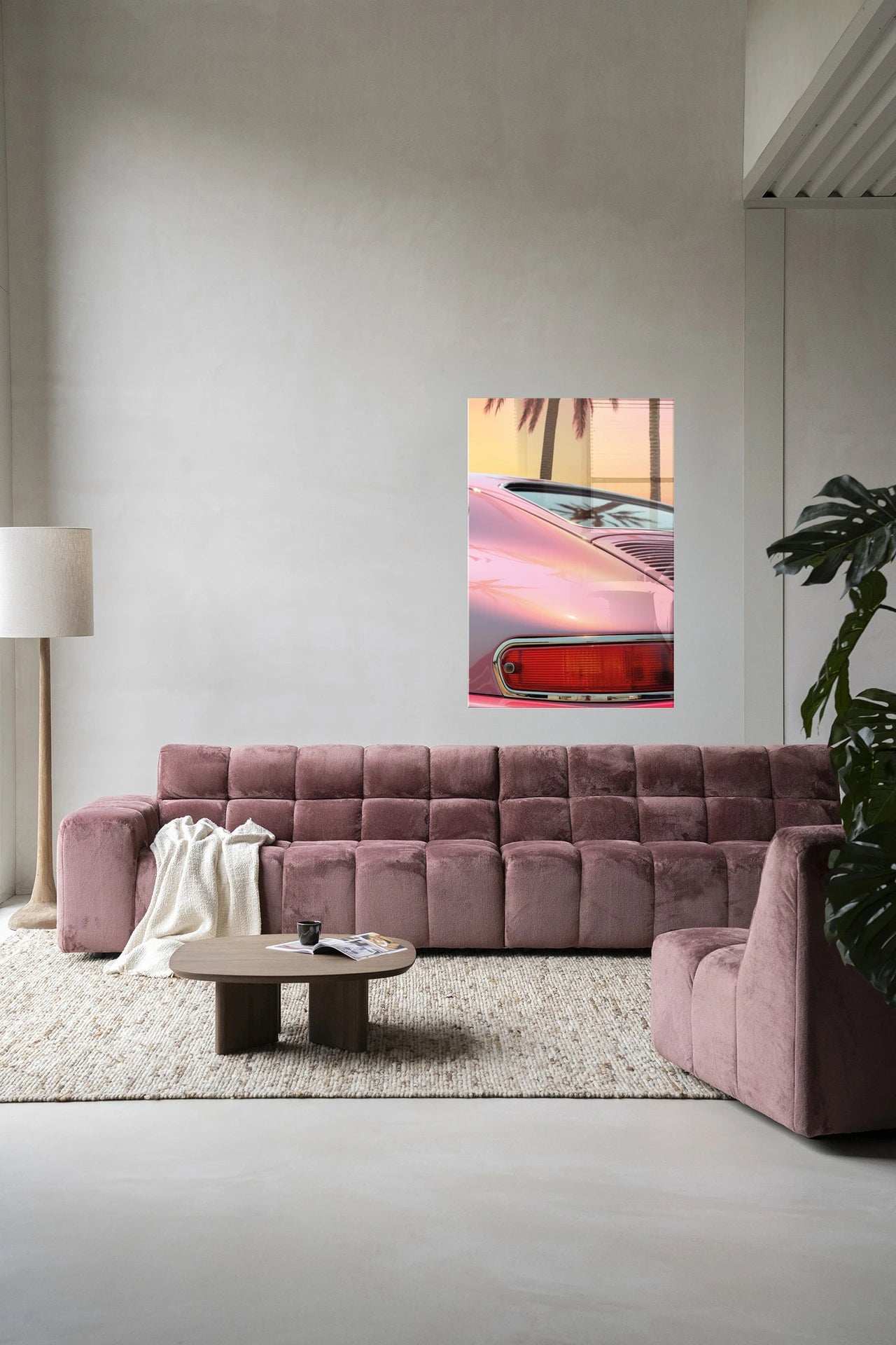 Miami Vice – Glasschilderij