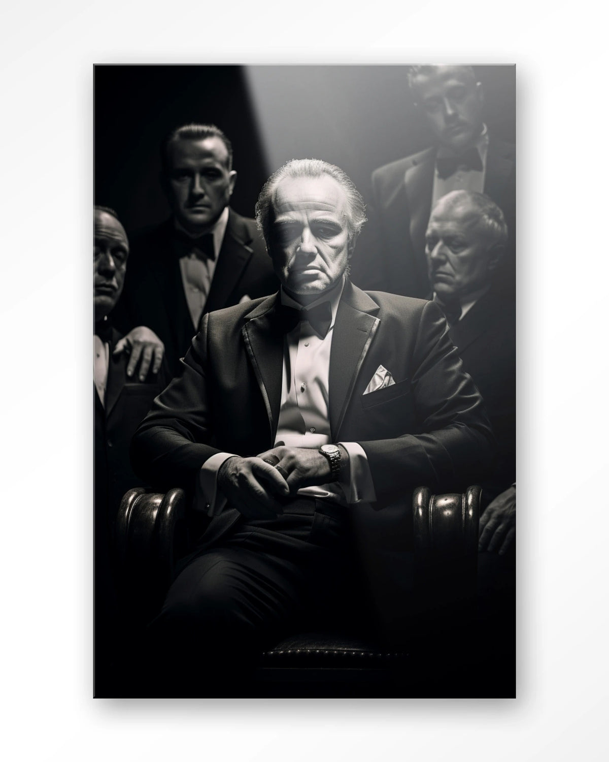 Dons Legacy – maffiabaas in zwart-wit – Glas – Blinde montage