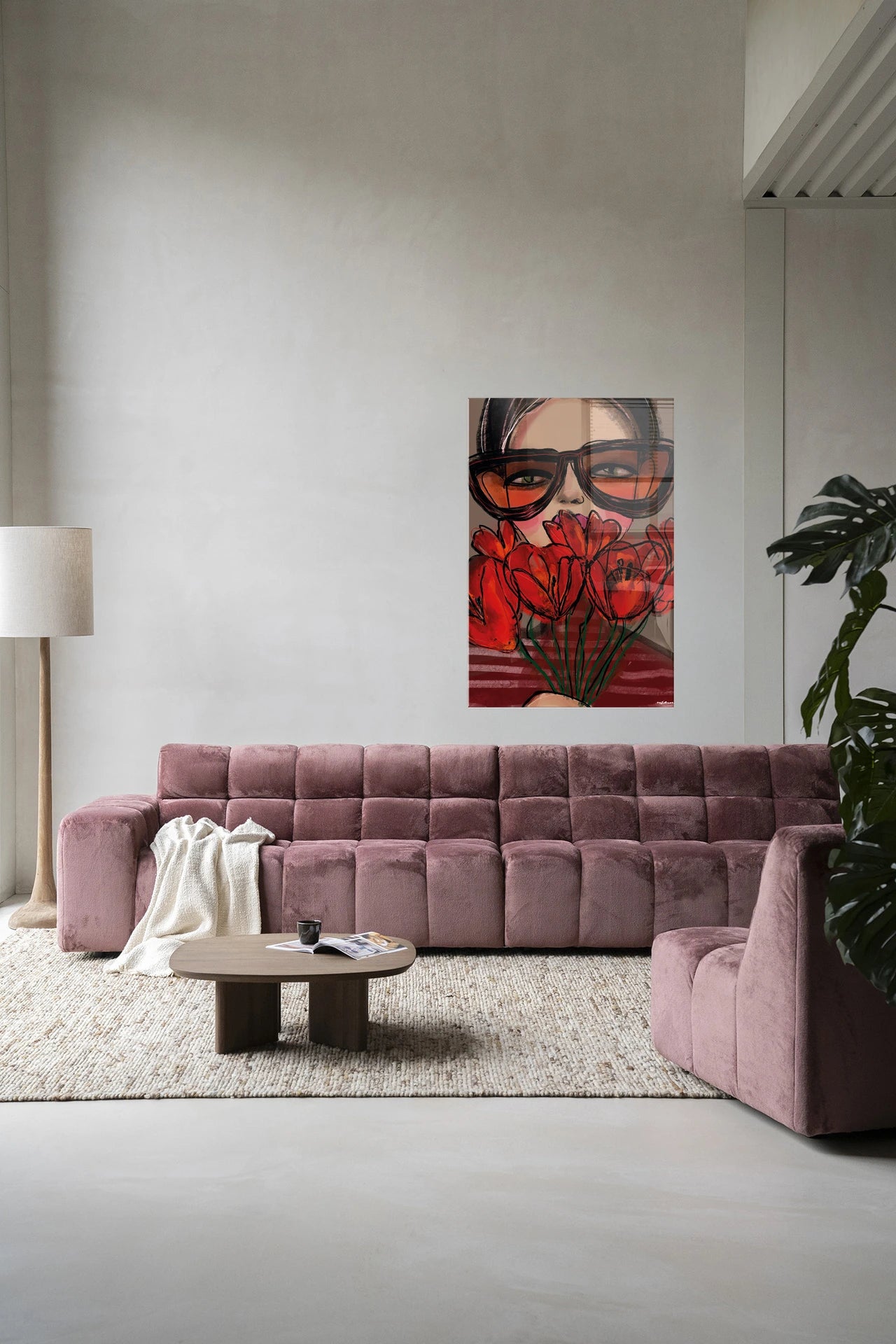 Poppy – Glasschilderij