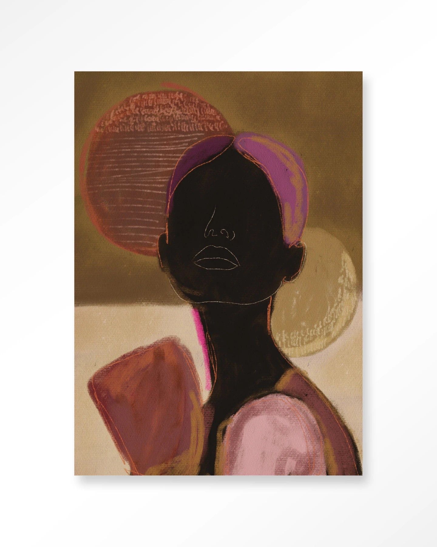 Silhouette Lady 2 – Art Print
