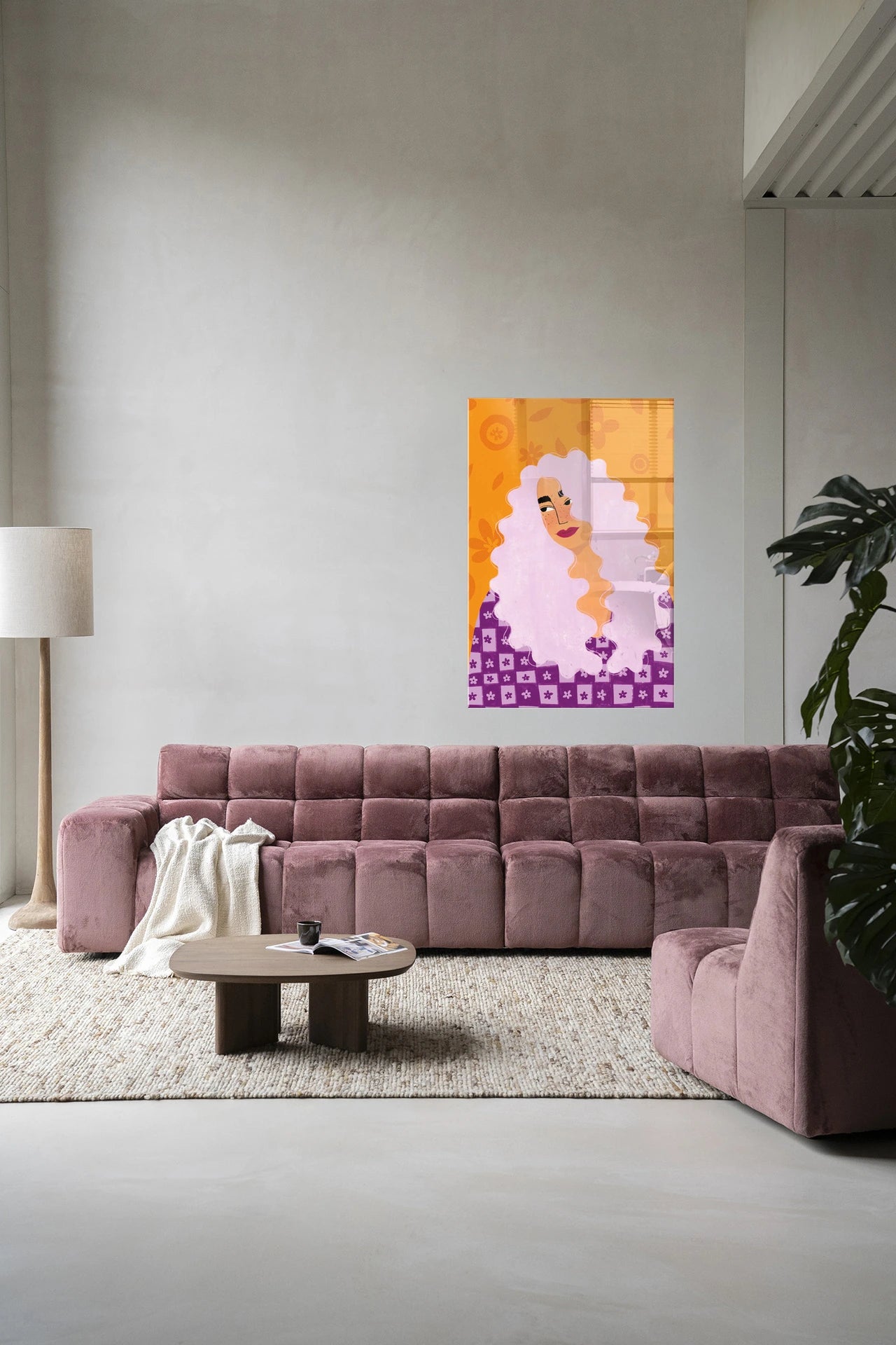 Retro Girly – Glasschilderij