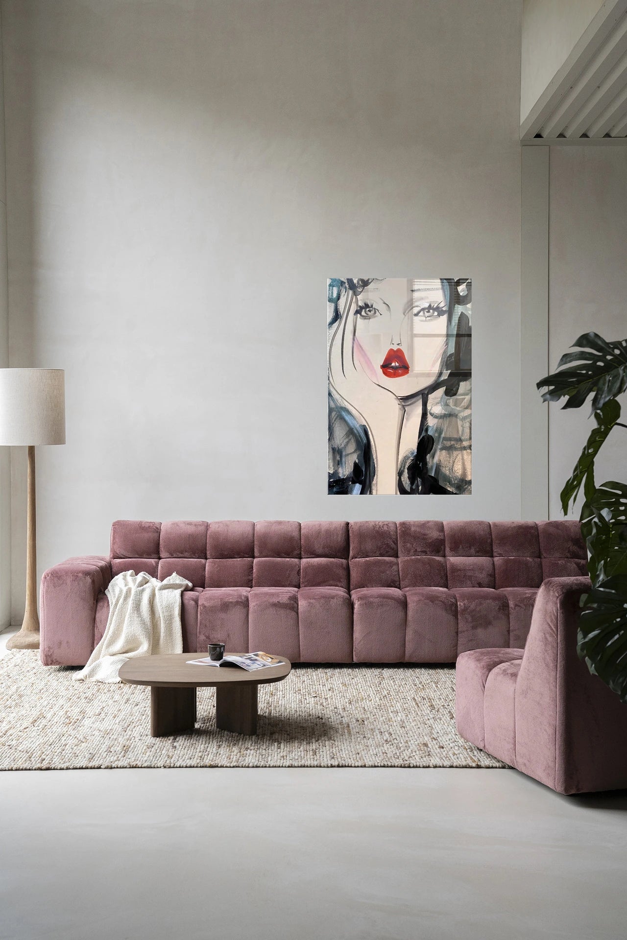 Kate Moss Forever – Glasschilderij