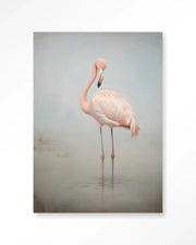 Flamingo Vintage – Glasschilderij