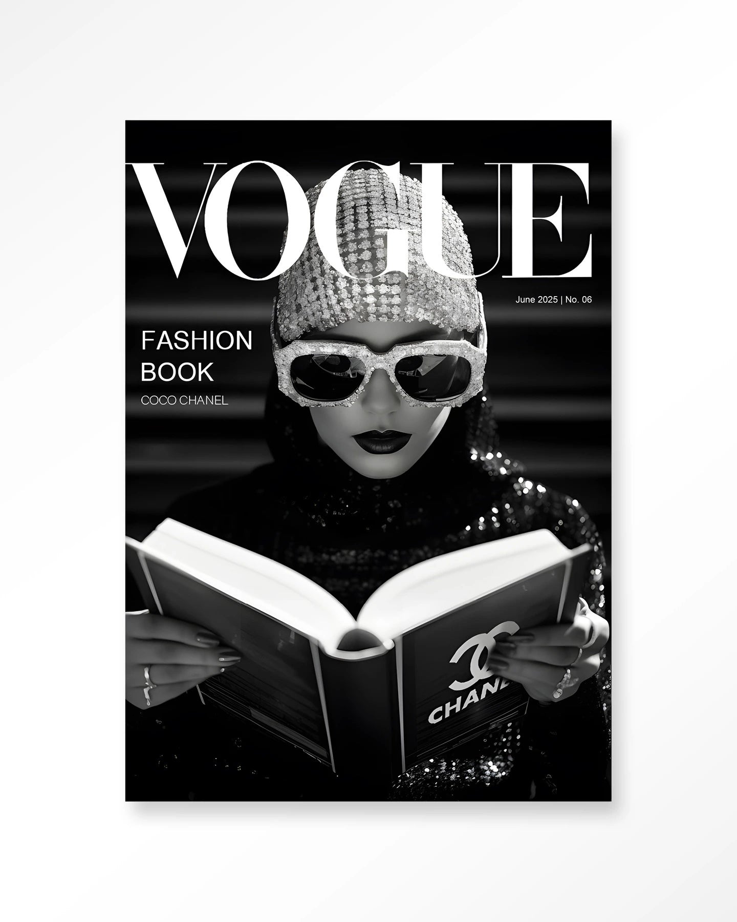 Fashion Book Black – Art Print
