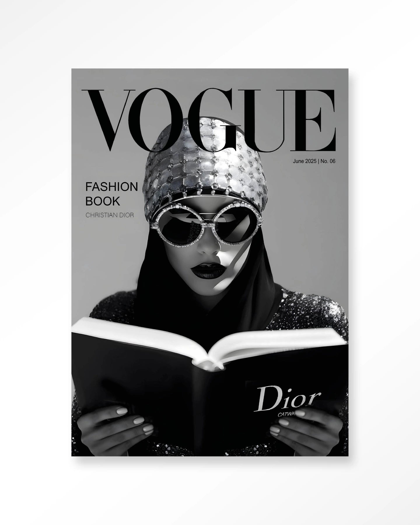 Fashion Book White – Wandkleed