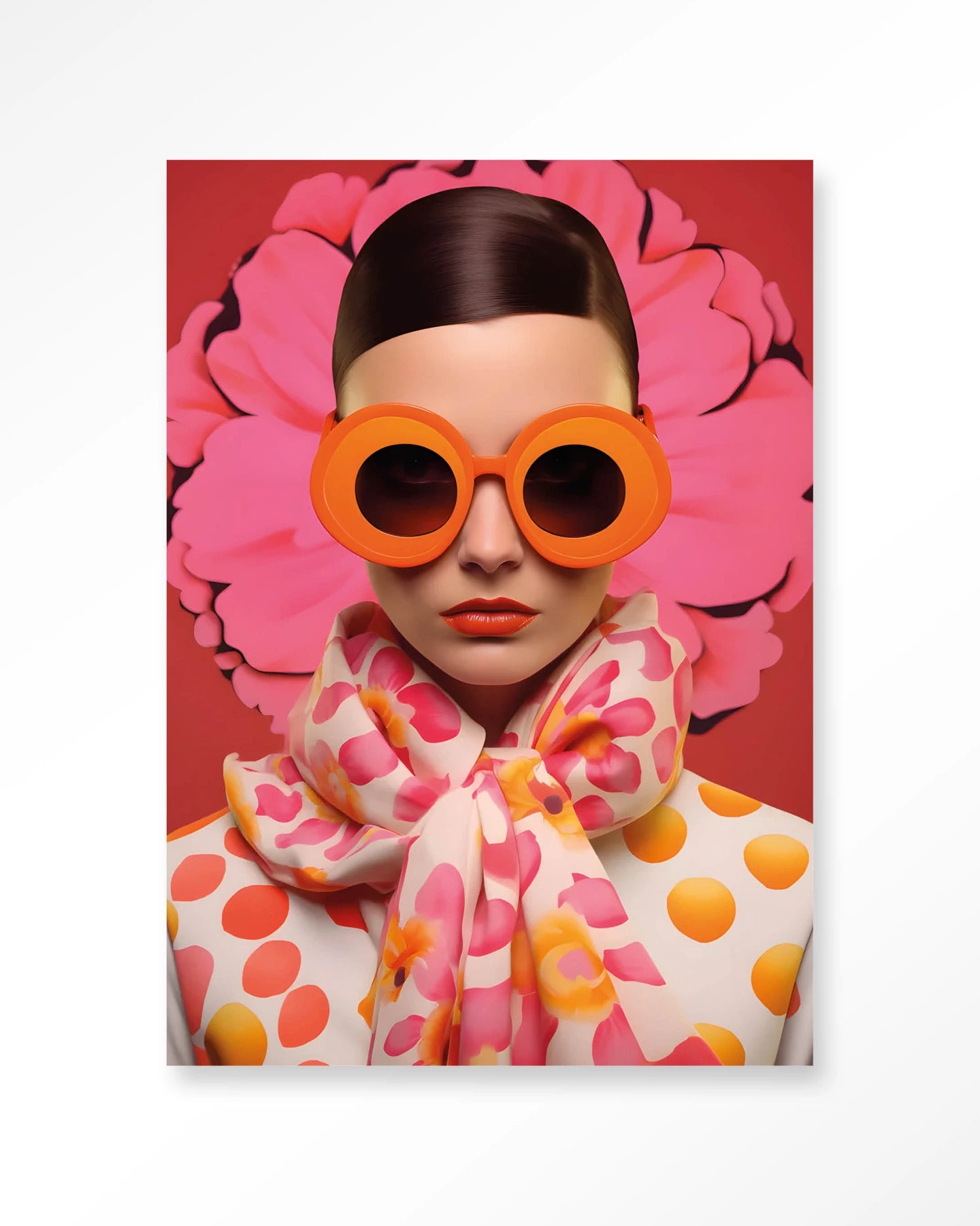 Pink Flower – Wandkleed
