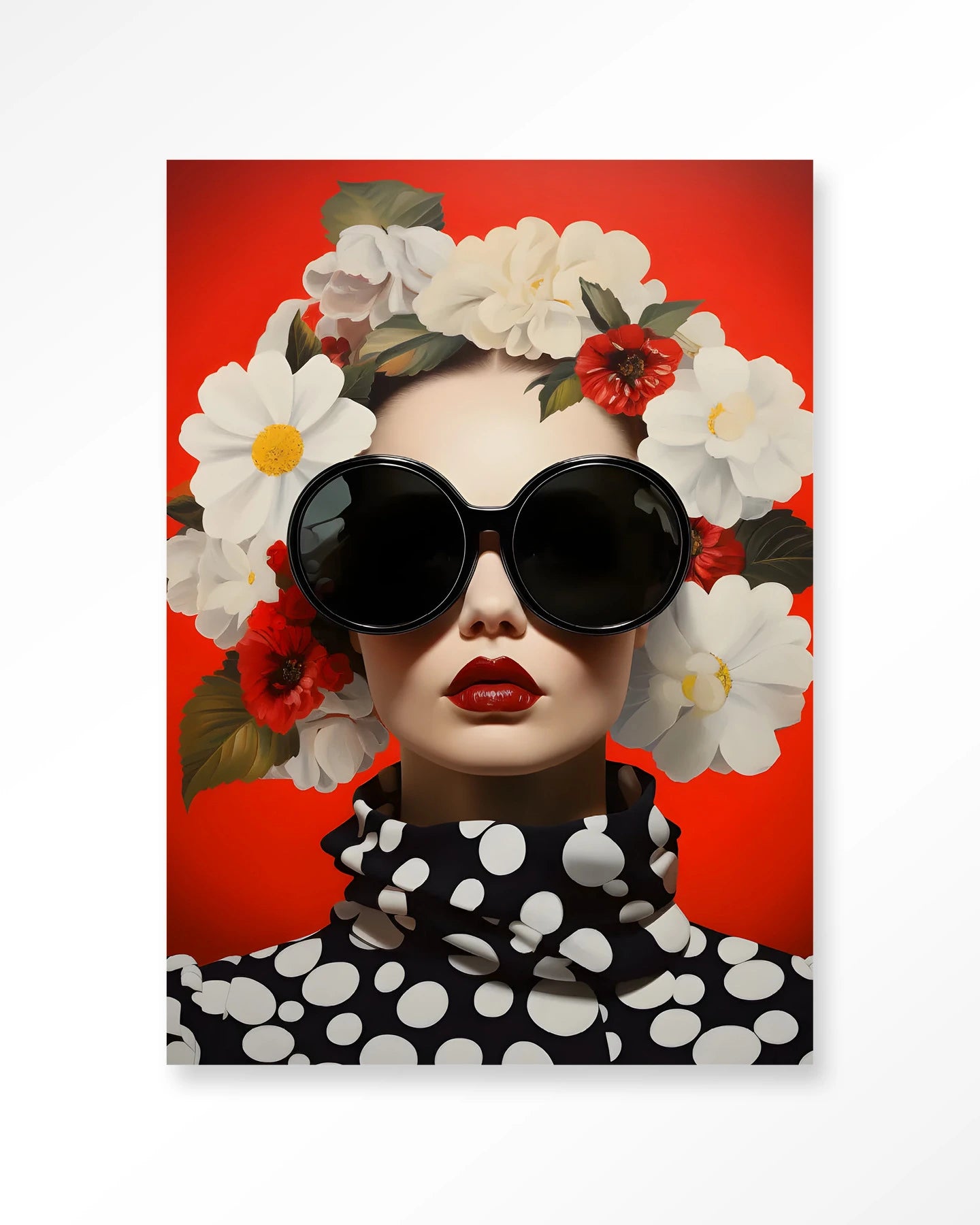 Red Flower – Wandkleed
