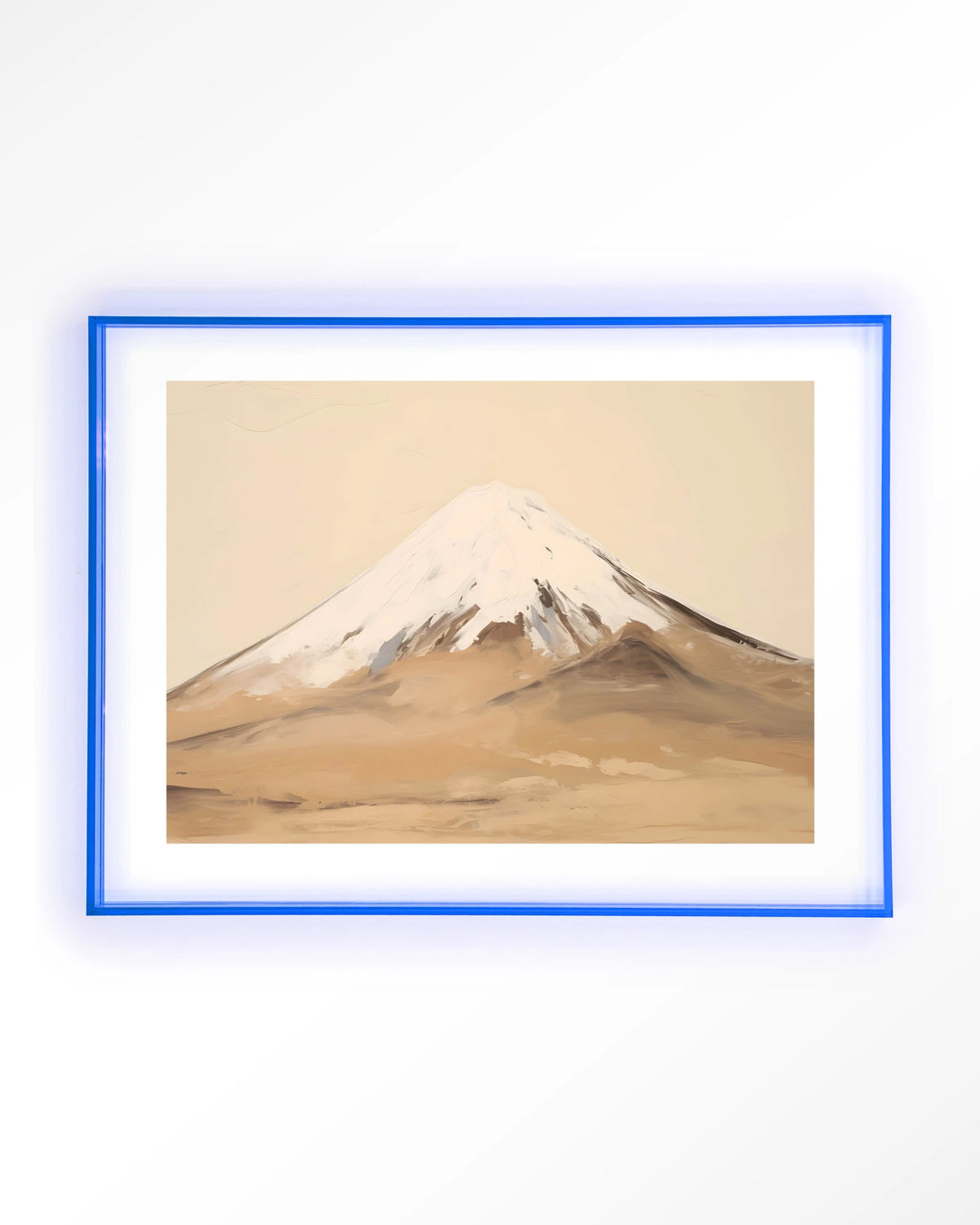 Fuji Mountain – berg Fuji landschap – Art print – Acryl lichtblauw