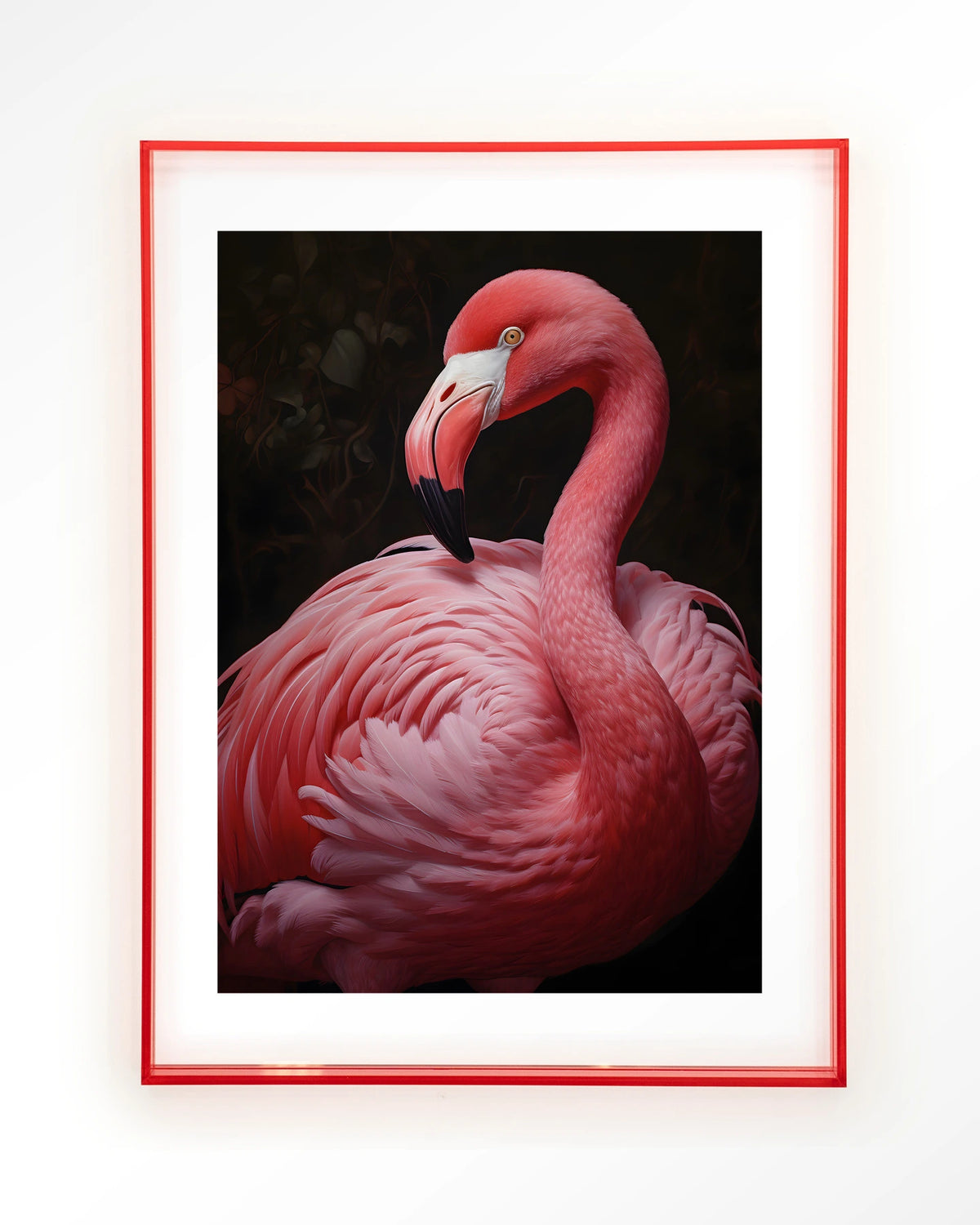 Pink Flamingo – roze flamingo – Art print – Acryl roze