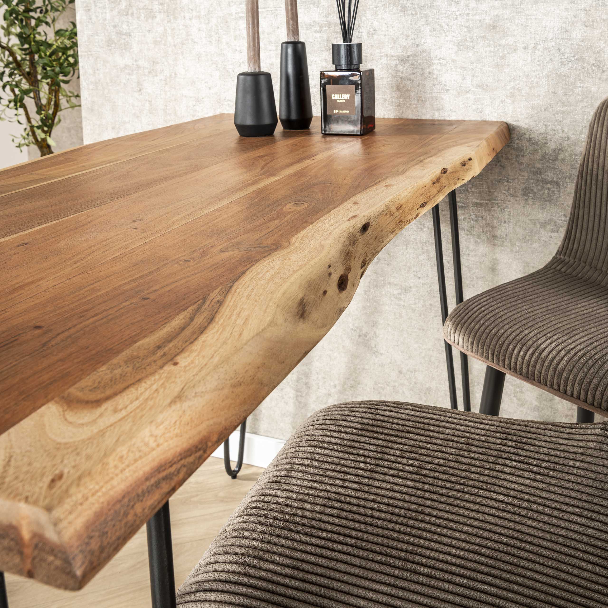 Bartafel Edge 130Cm Massief Acacia