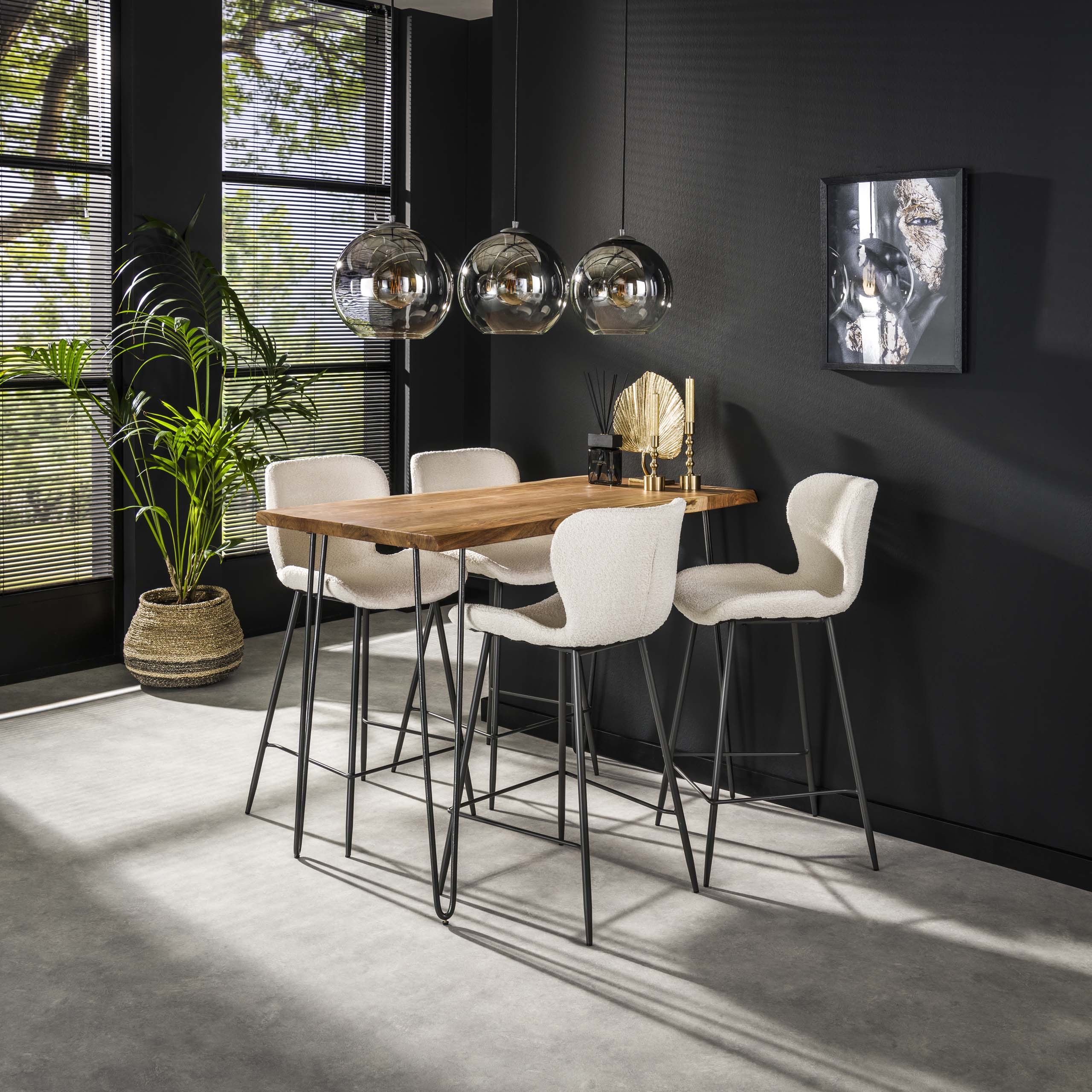 Bartafel Edge 130Cm Massief Acacia