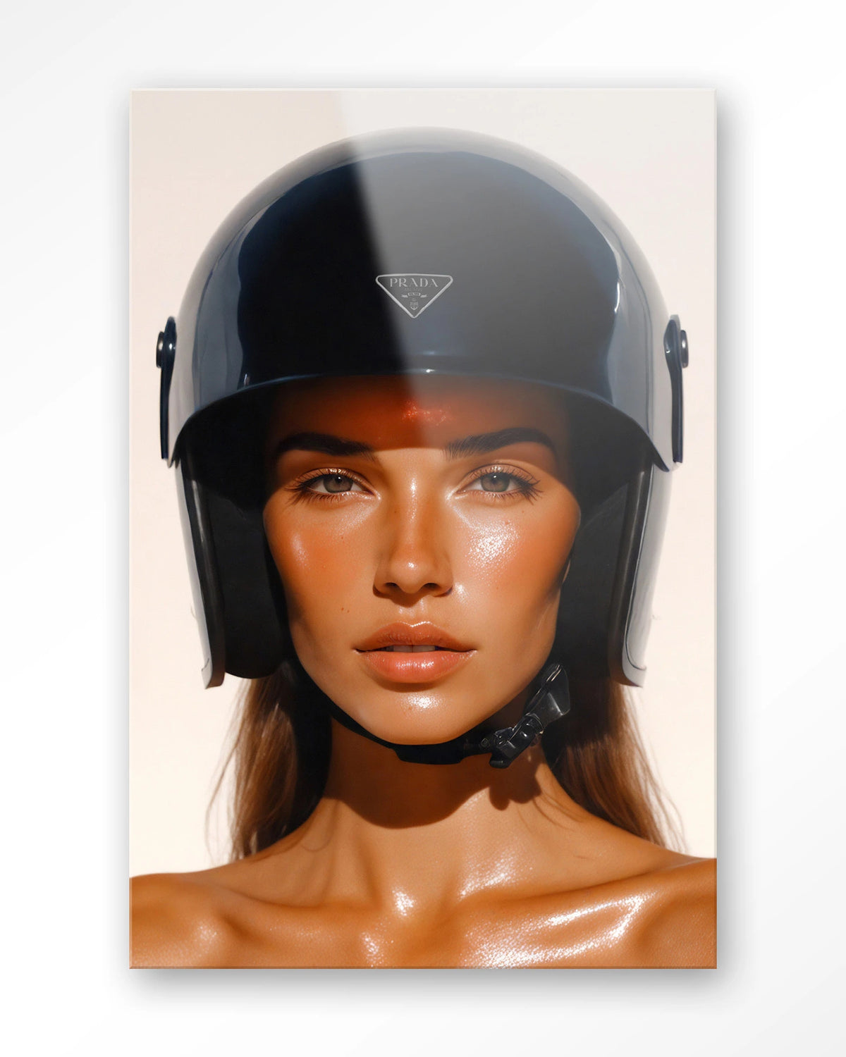 Prada Helmet – Glas – Blinde montage