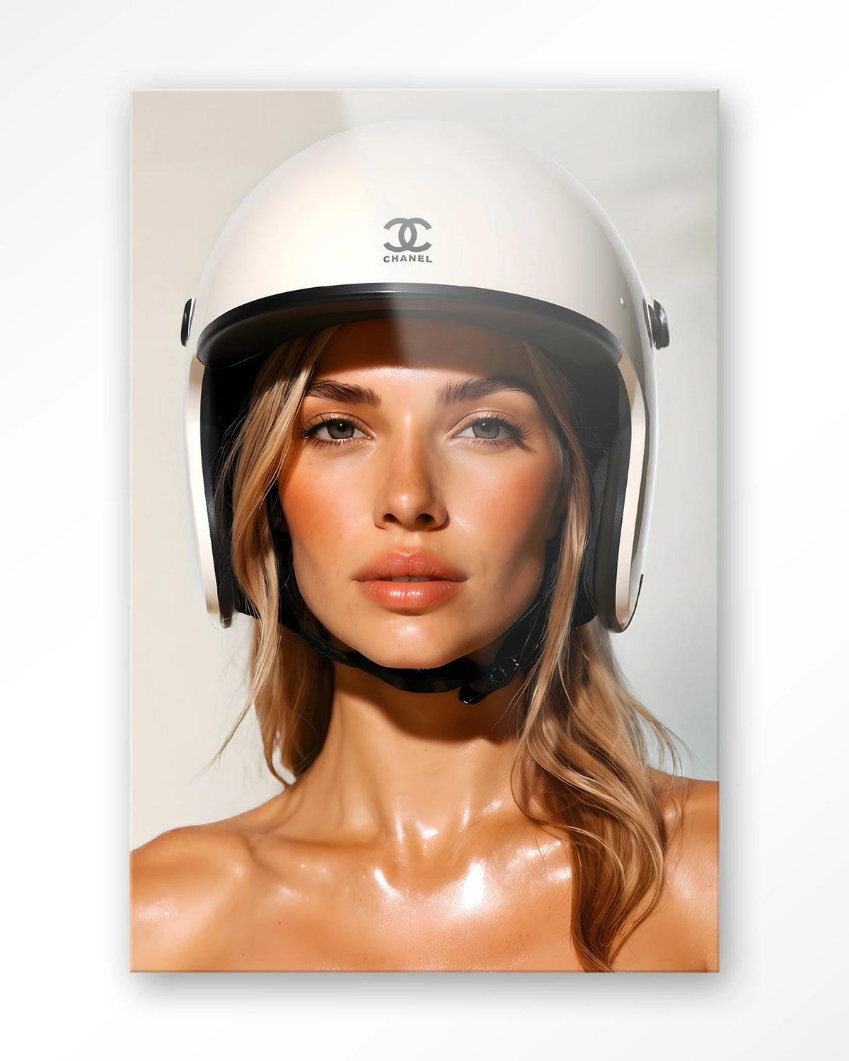 Chanel Helmet – Glas – Blinde montage
