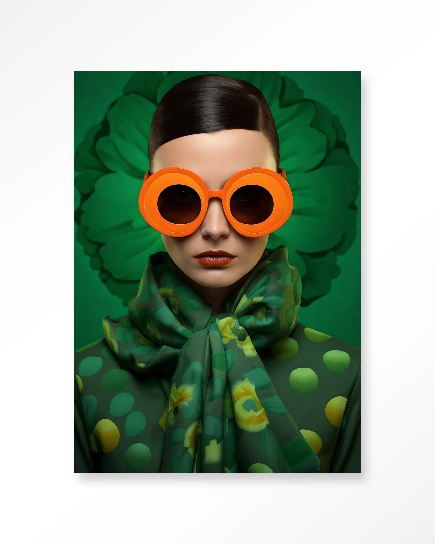 Green Flower – Wandkleed