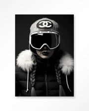 Luxury Snow Girl – Wandkleed