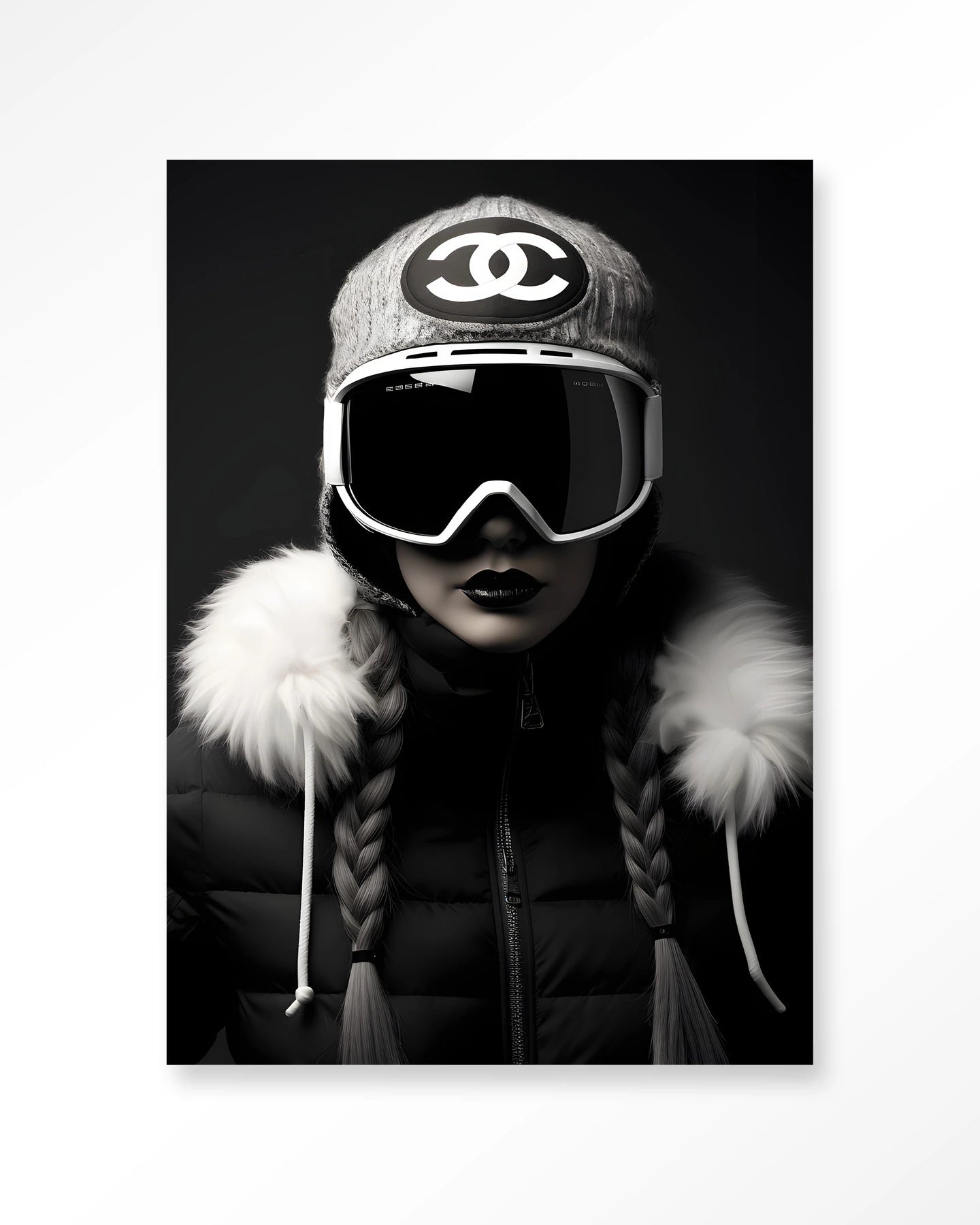 Luxury Snow Girl – Art Print