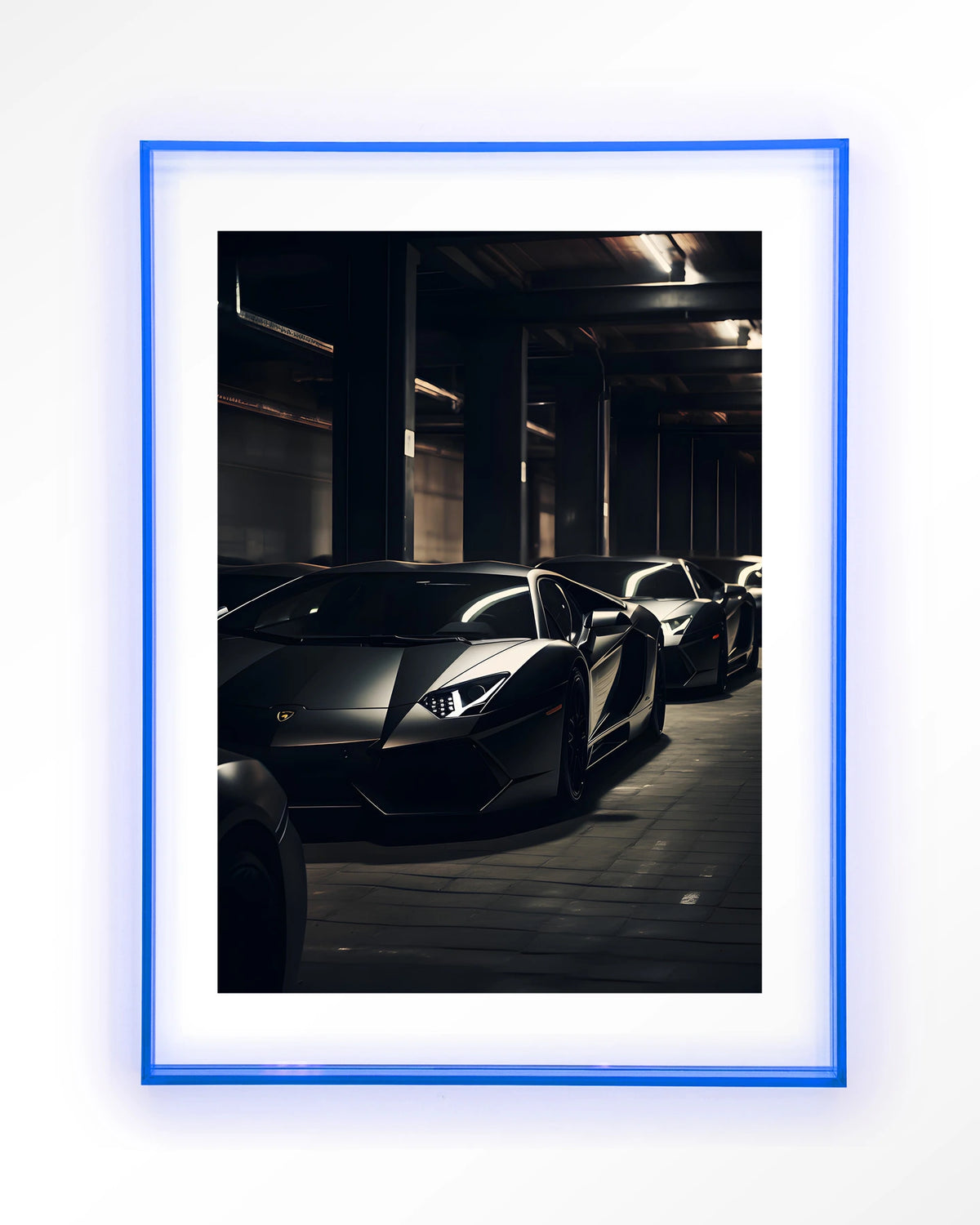 Luxury Drive – Art print – Acryl lichtblauw