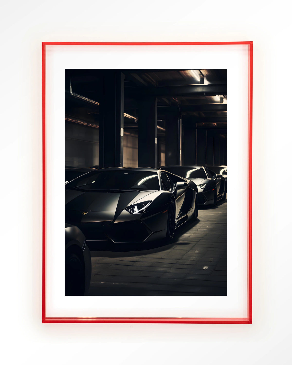 Luxury Drive – Art print – Acryl roze