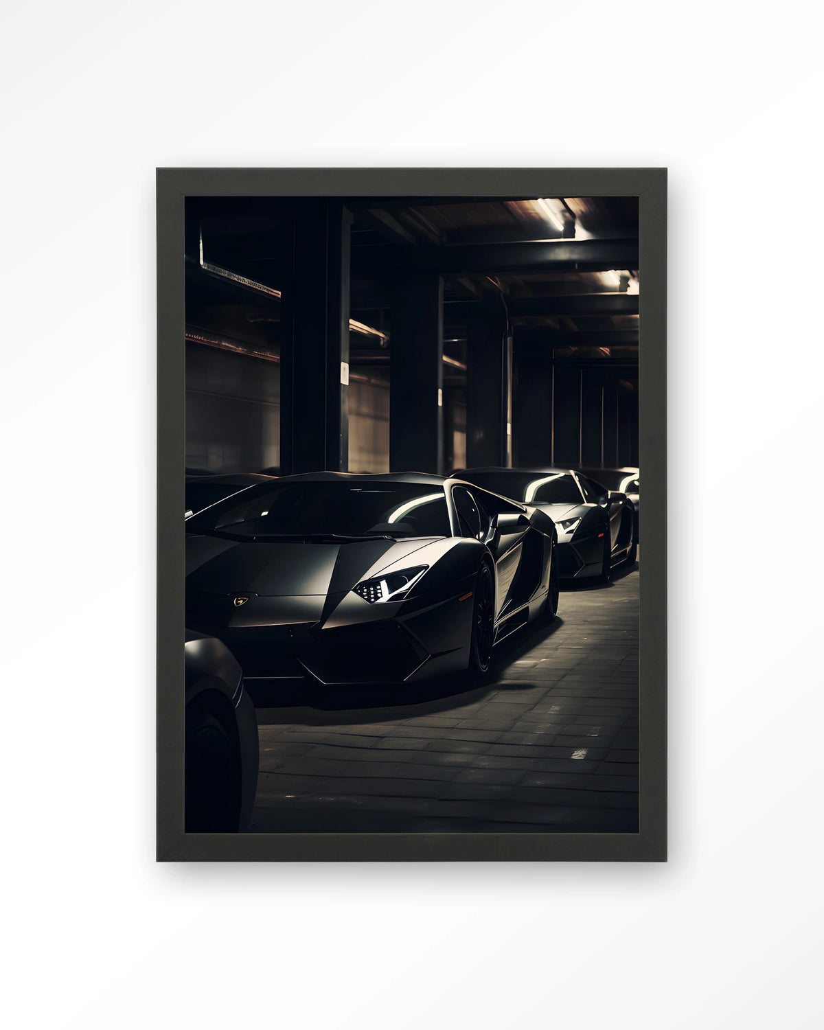 Luxury Drive – Art print – Hout zwart