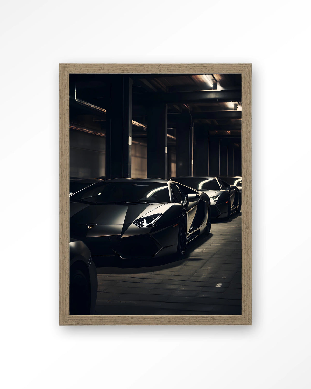 Luxury Drive – Art print – Hout bruin