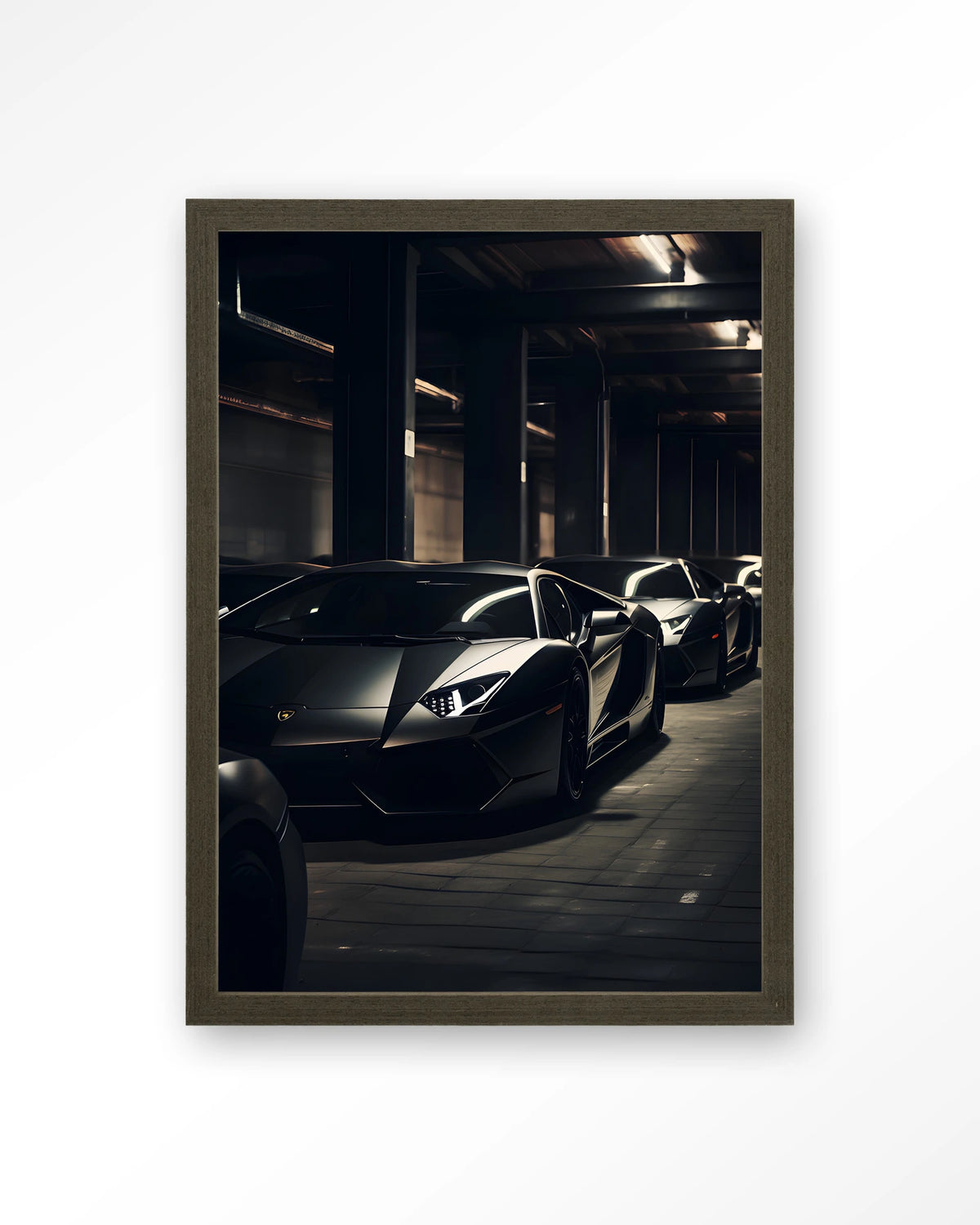 Luxury Drive – Art print – Hout donkerbruin