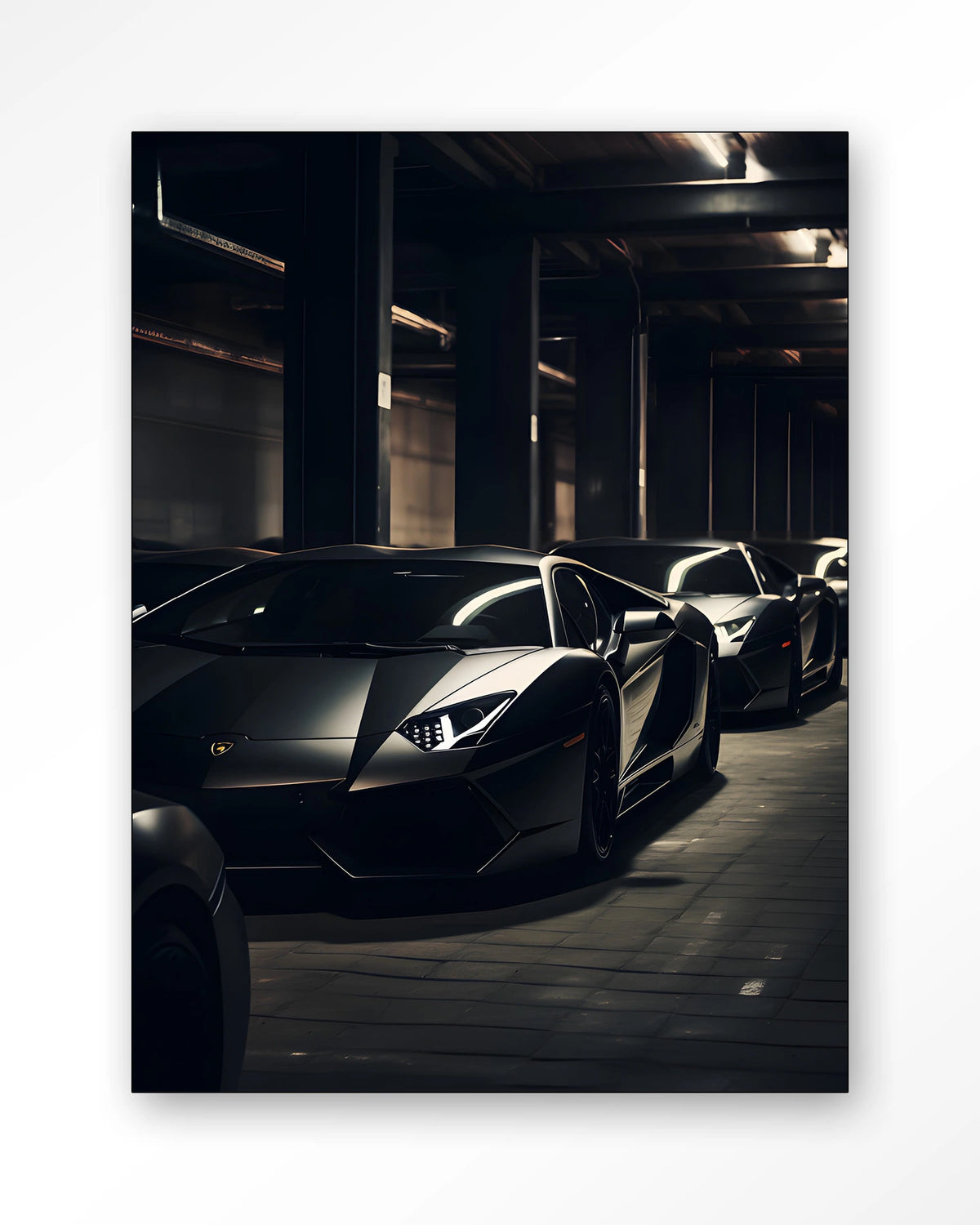 Luxury Drive – Wandkleed – Frame – zwart