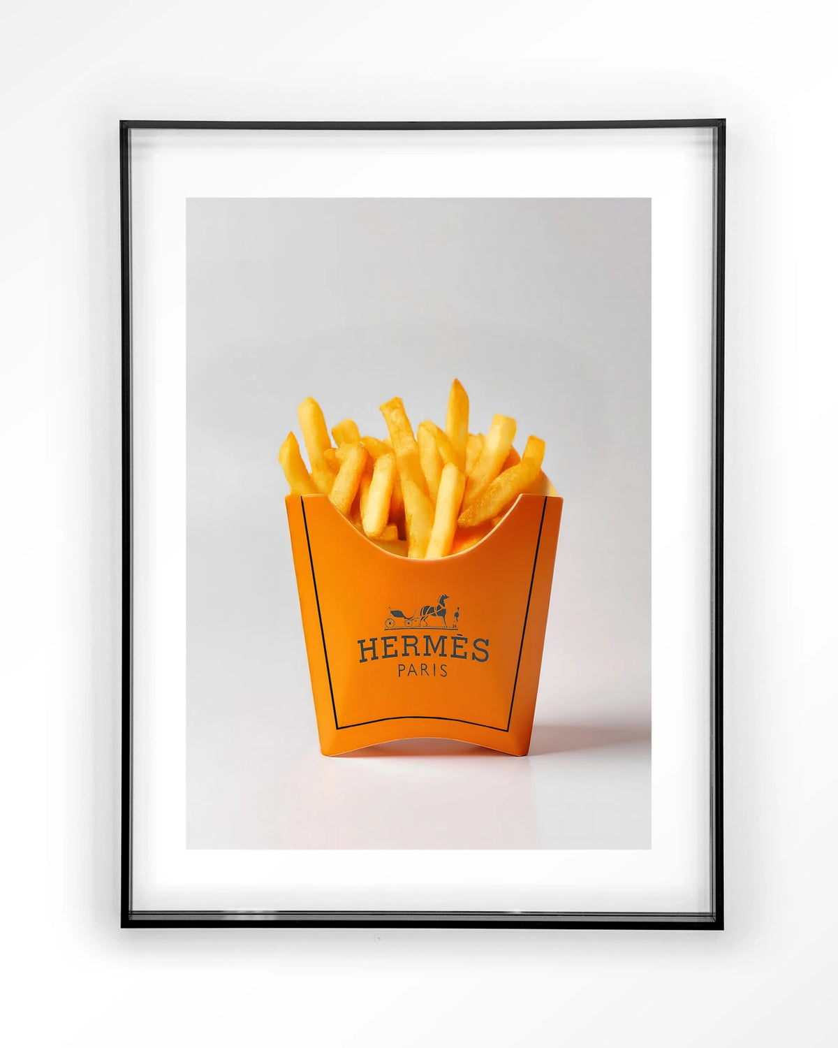 Hermes Fries – Art print – Acryl zwart