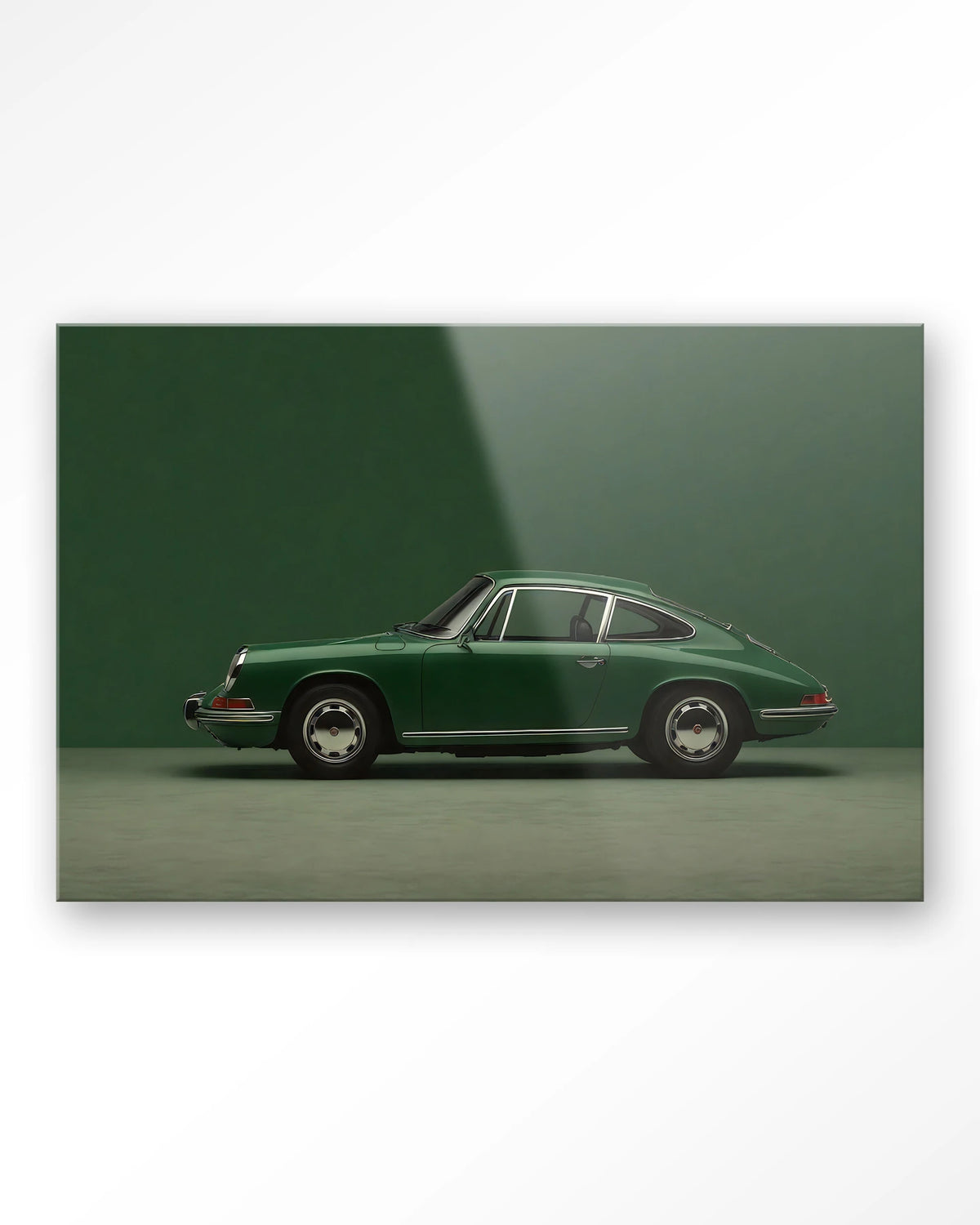 Green Porsche – Glas – Blinde montage