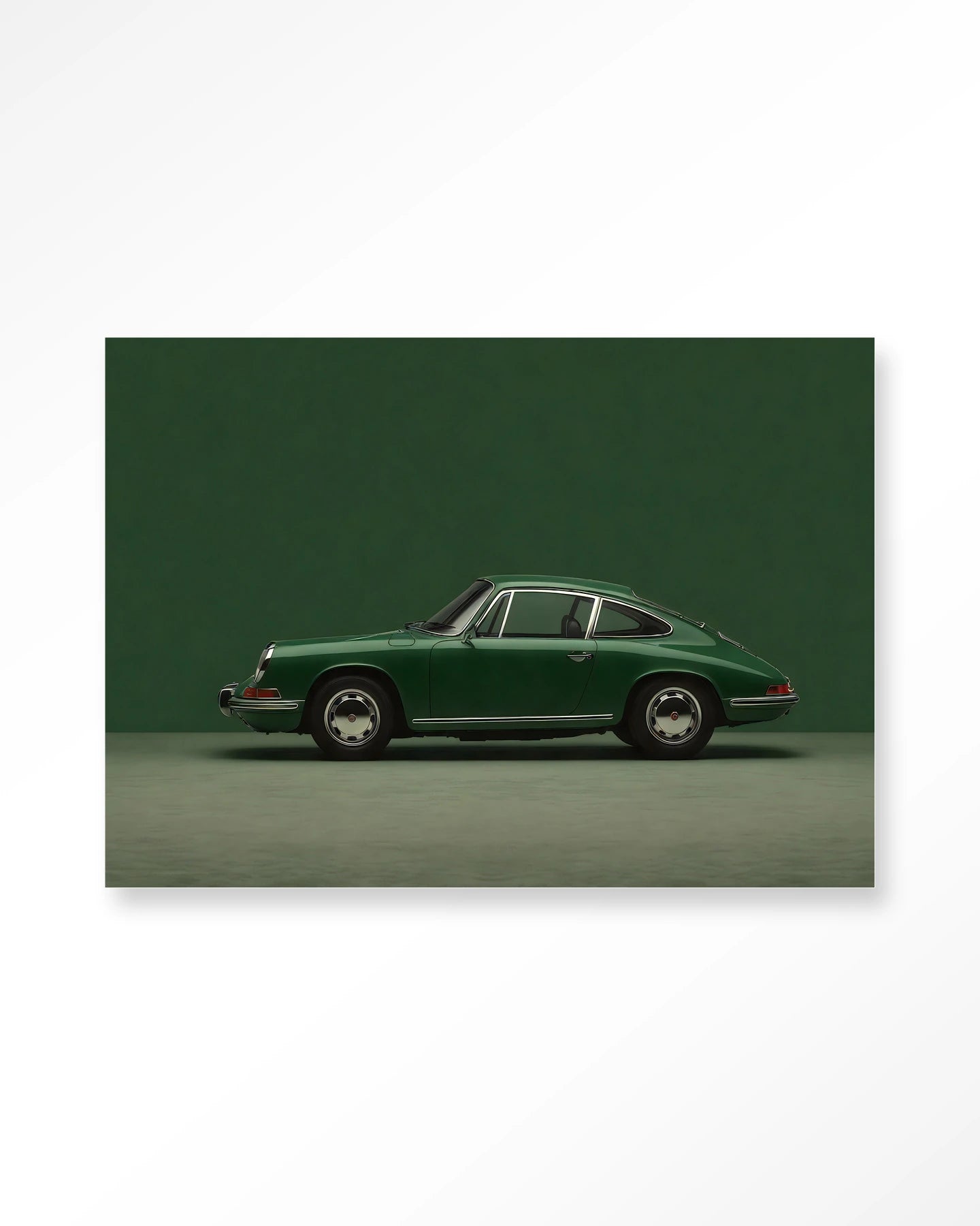 green-porsche-glasschilderij