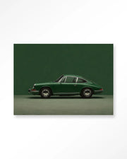 green-porsche-glasschilderij