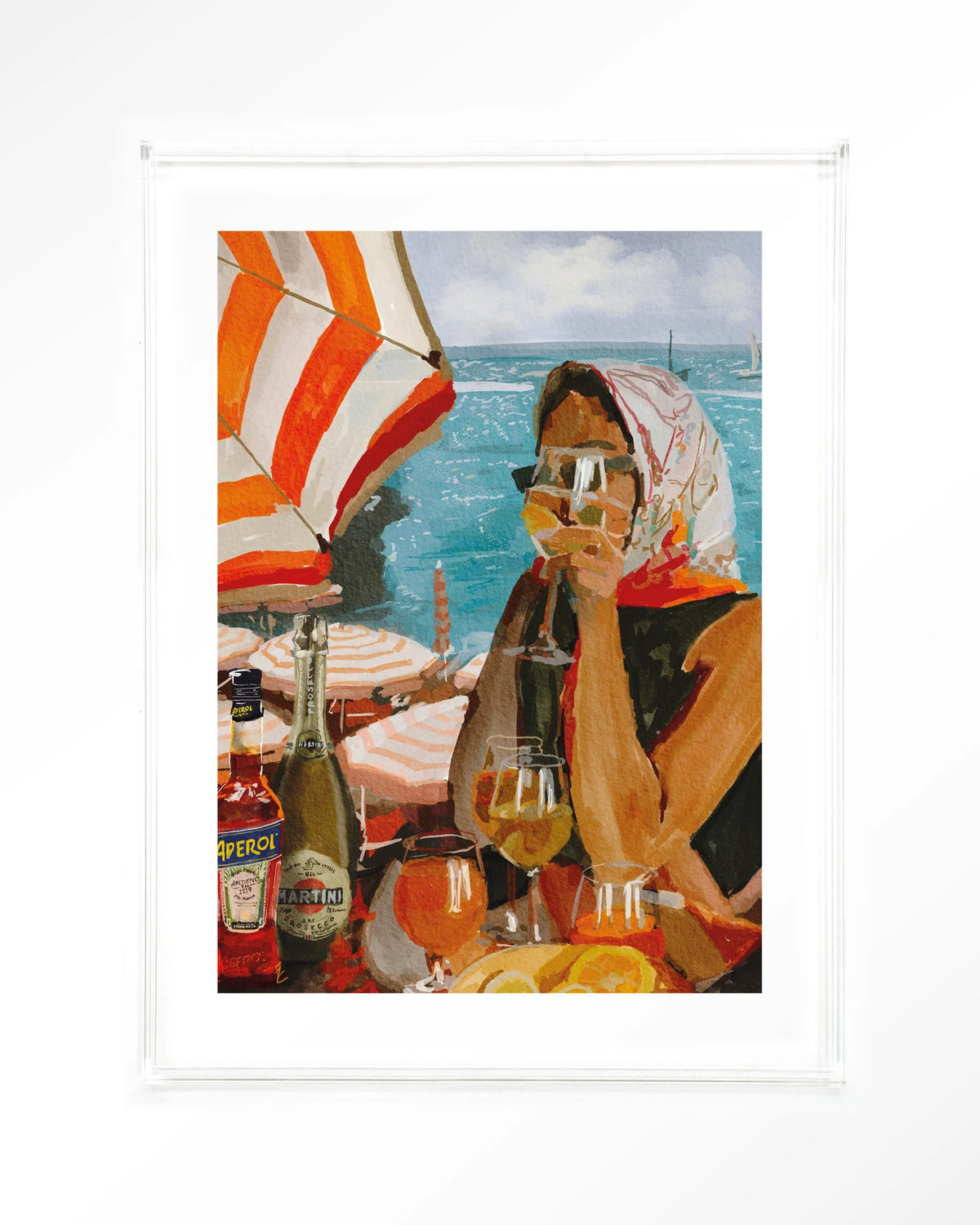Aperol o'clock – Art print – Acryl doorzichtig