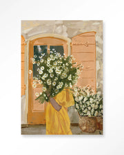 Daisy Lady - Glasschilderij