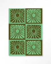Suns In Green – Wandkleed