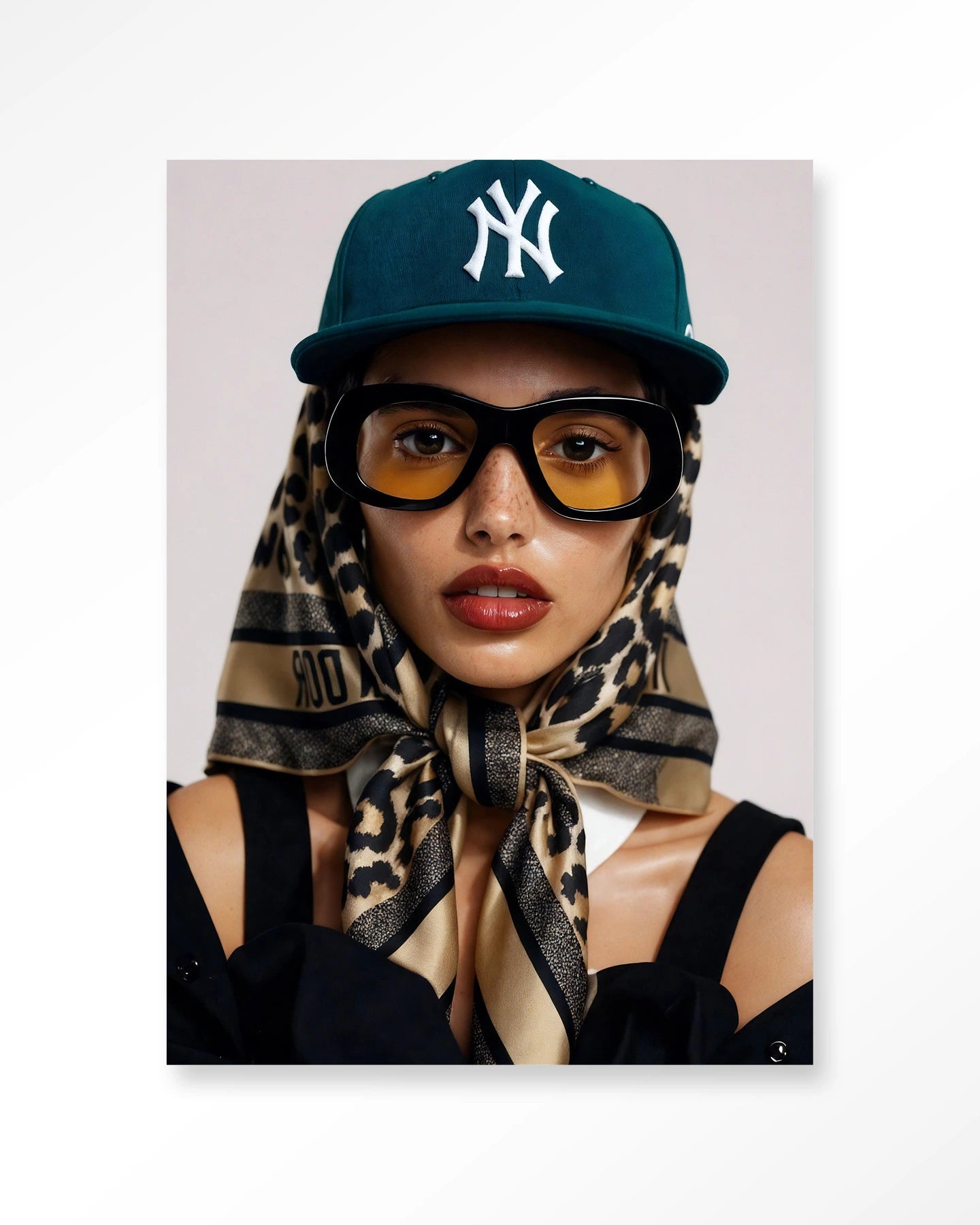Cool Girl – Glasschilderij