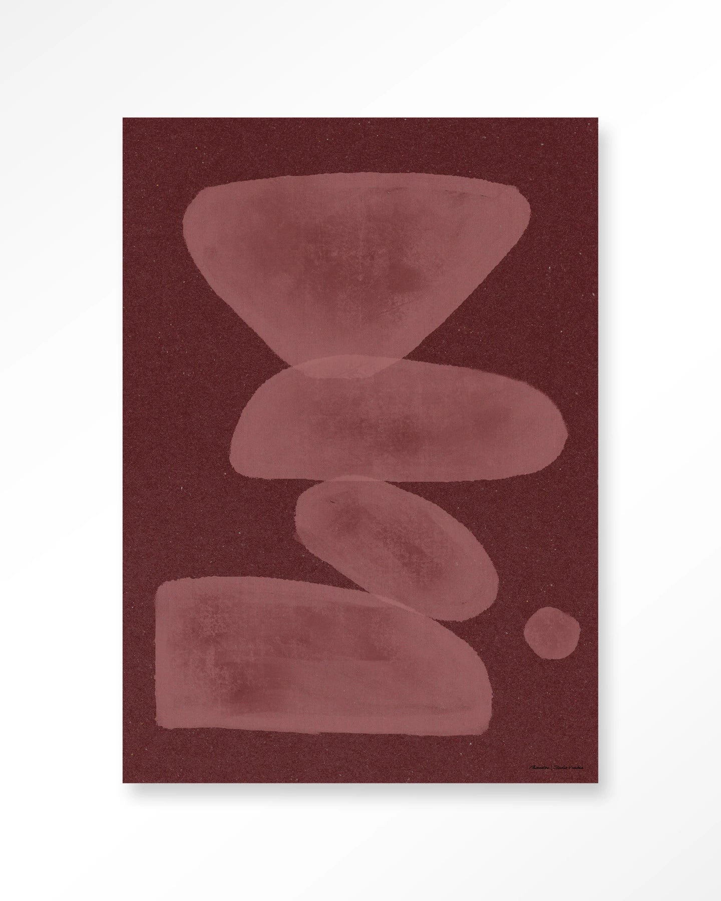 Elementa Burgundy 1 – Wandkleed