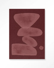 Elementa Burgundy 1 – Art Print