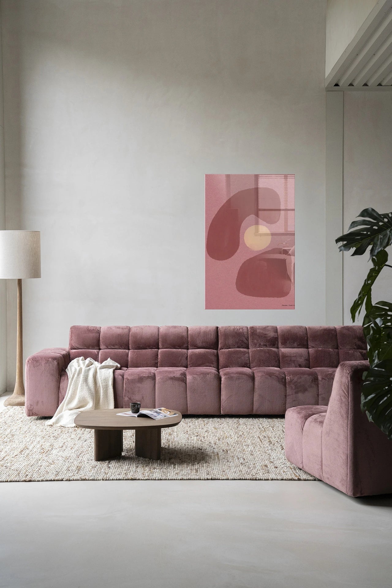Elementa Morado 1 – Glasschilderij