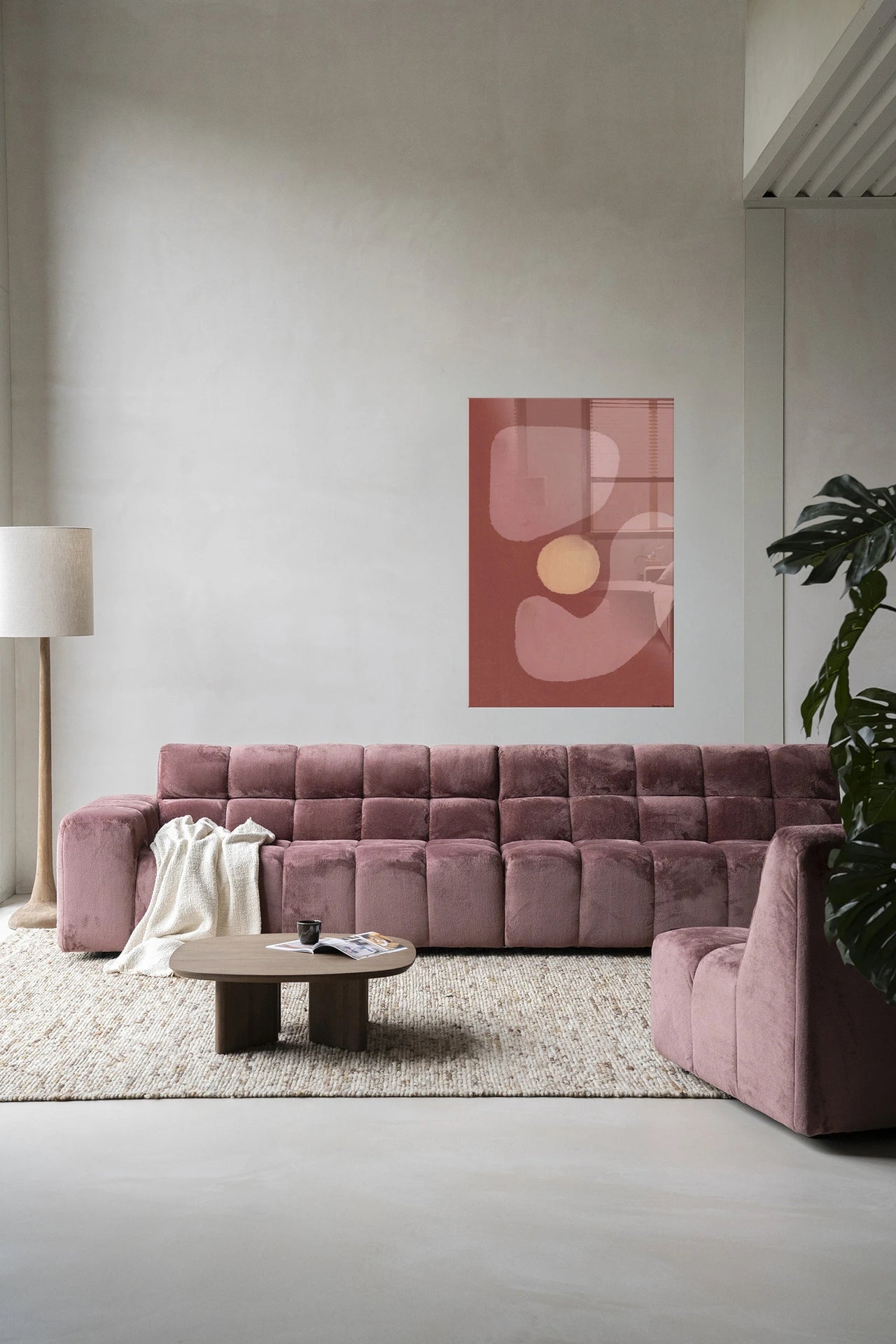Elementa Morado 2 – Glasschilderij