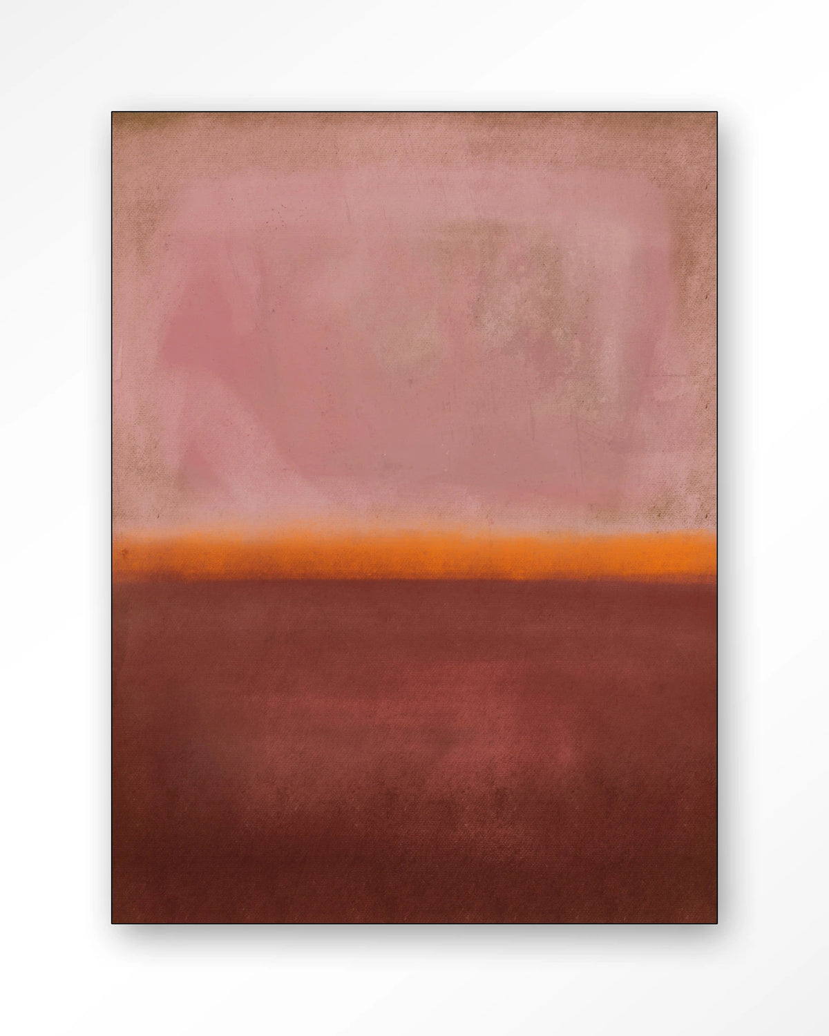 Mirage – abstract in roze en rood – Wandkleed – Frame – zwart