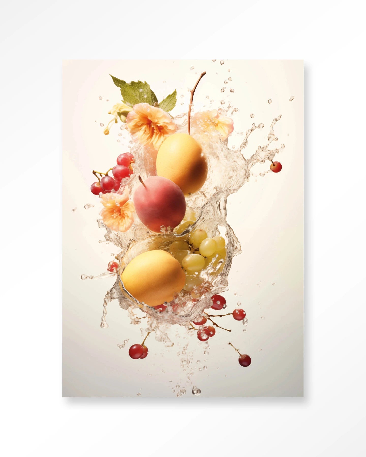 Peachy Fruit Explosion – Art Print