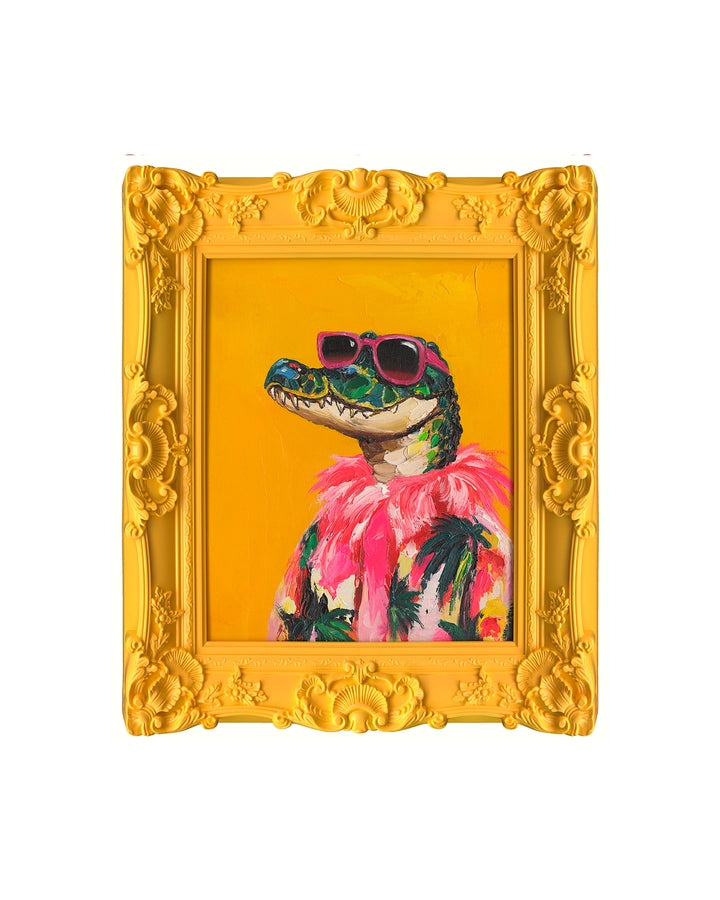 Crocodile Carl 60x70 cm