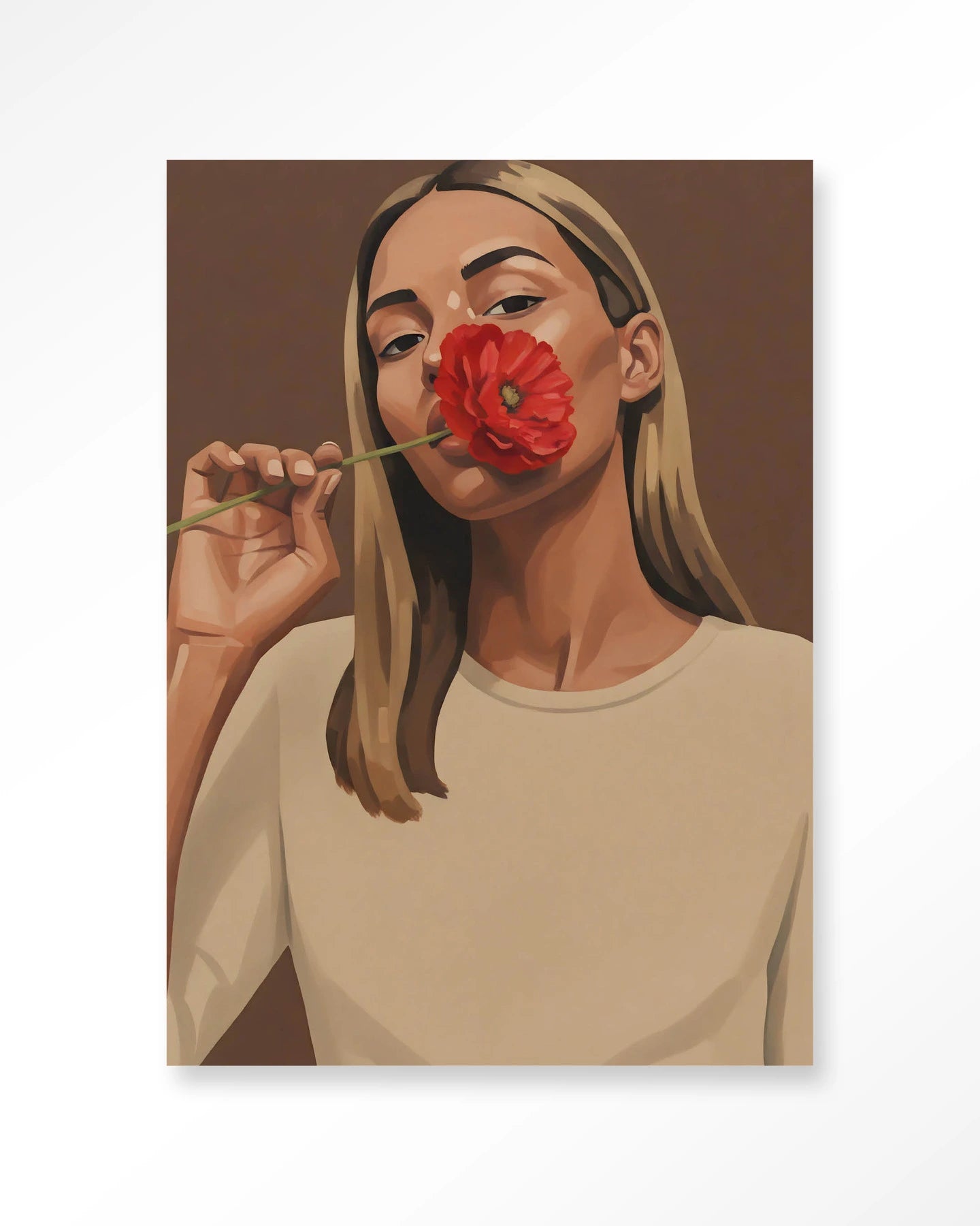 red-poppy-girl-glasschilderij