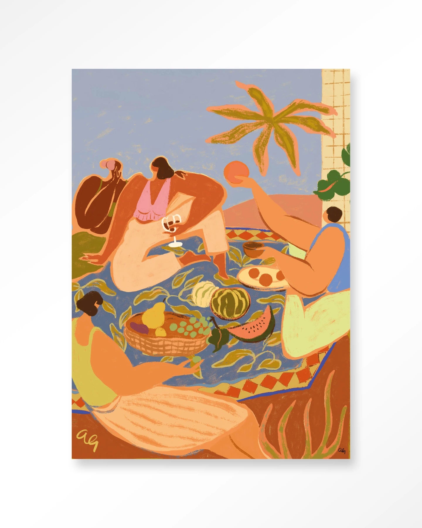Summer Picnic – Wandkleed