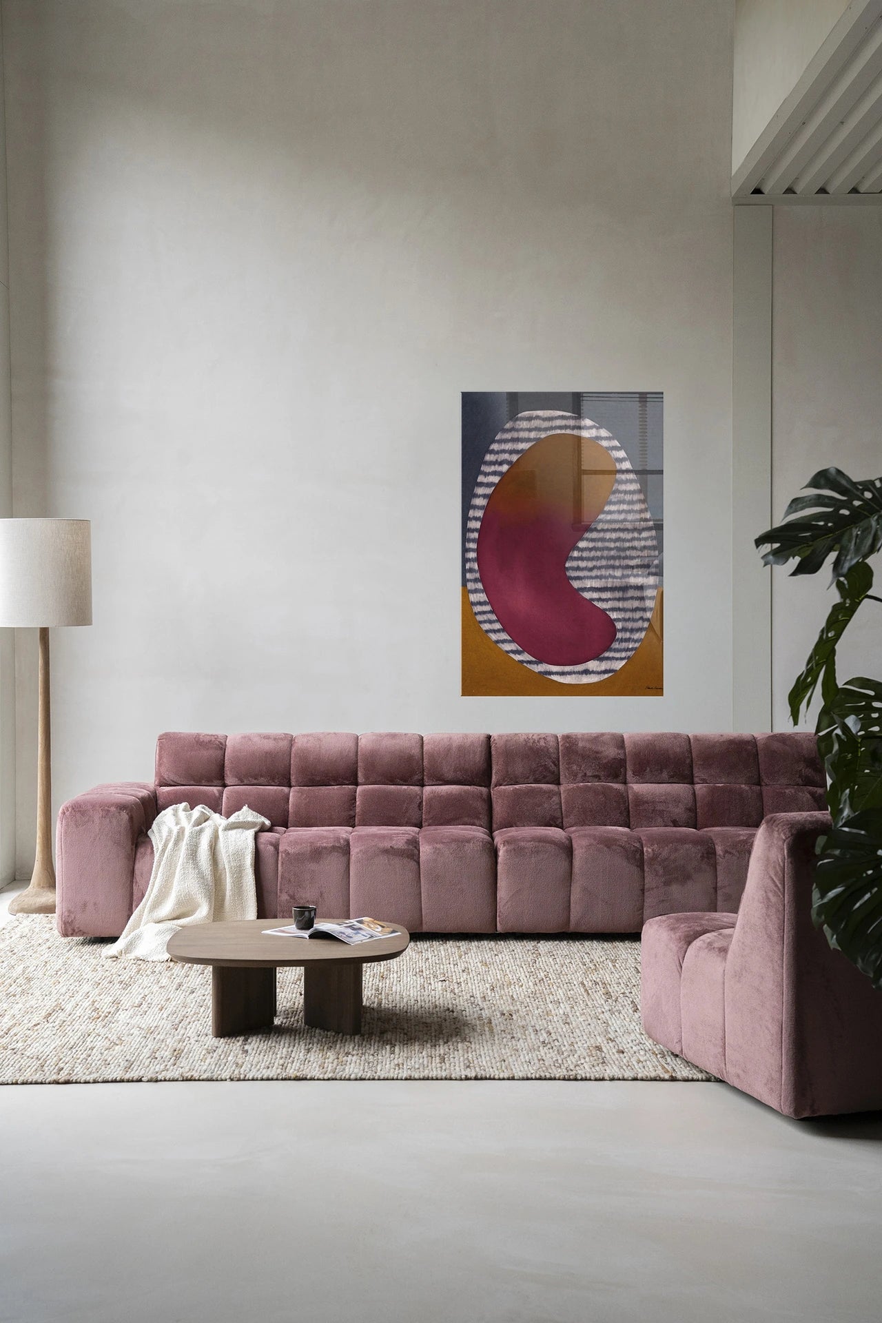 Horizontal Oval – Glasschilderij