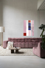 Vertical Lilac – Glasschilderij