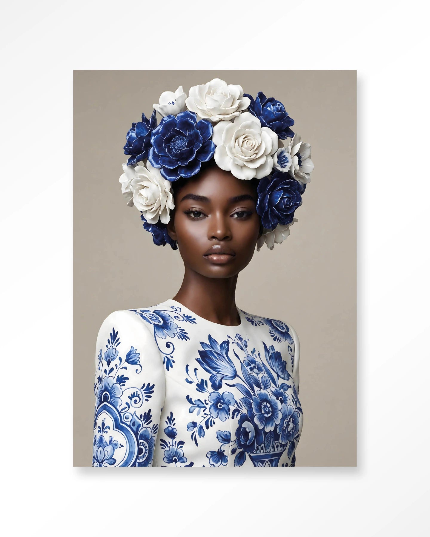 Blue Duchess – Glasschilderij